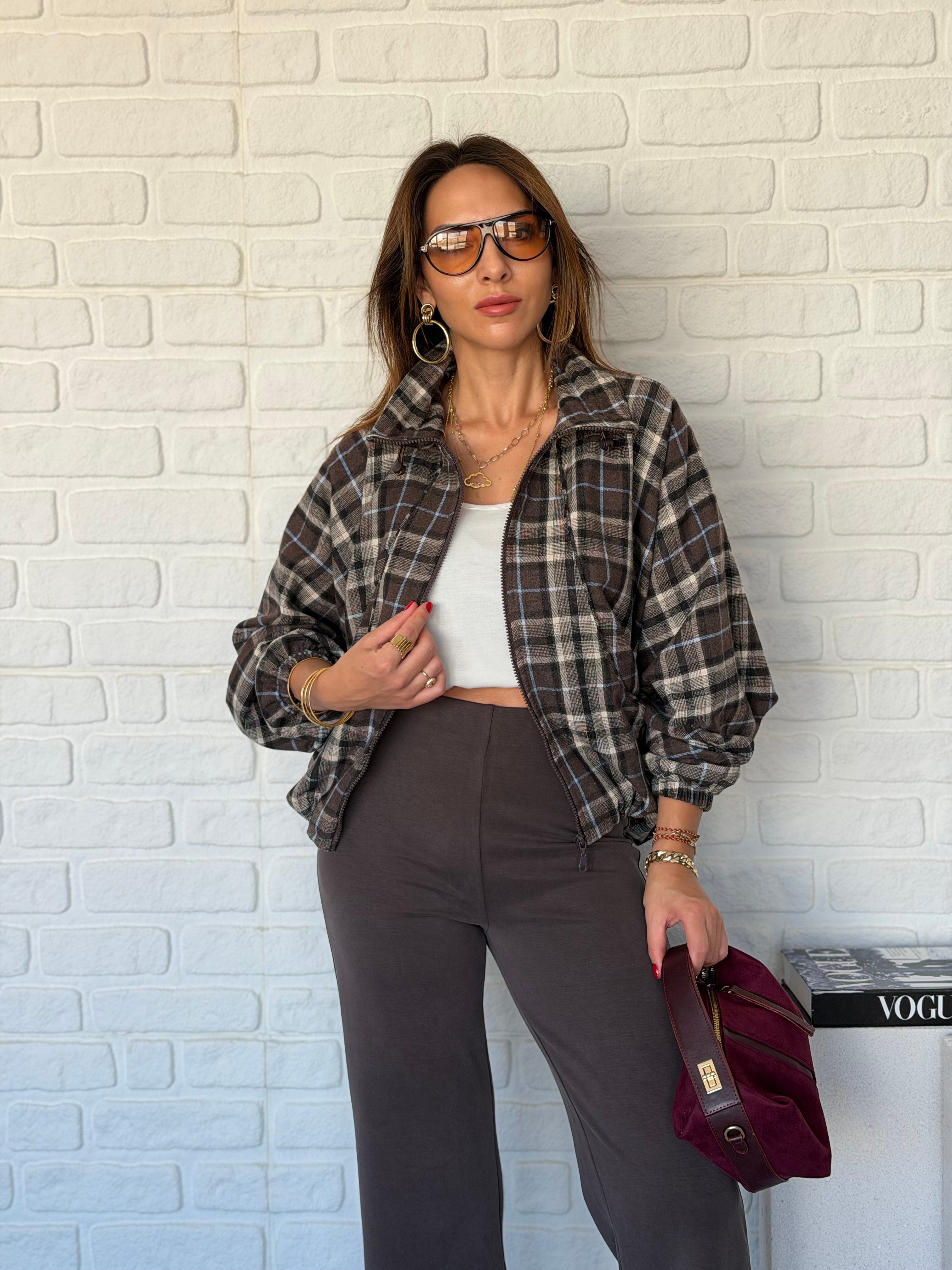 Dik Yakalı Reglan Ceket