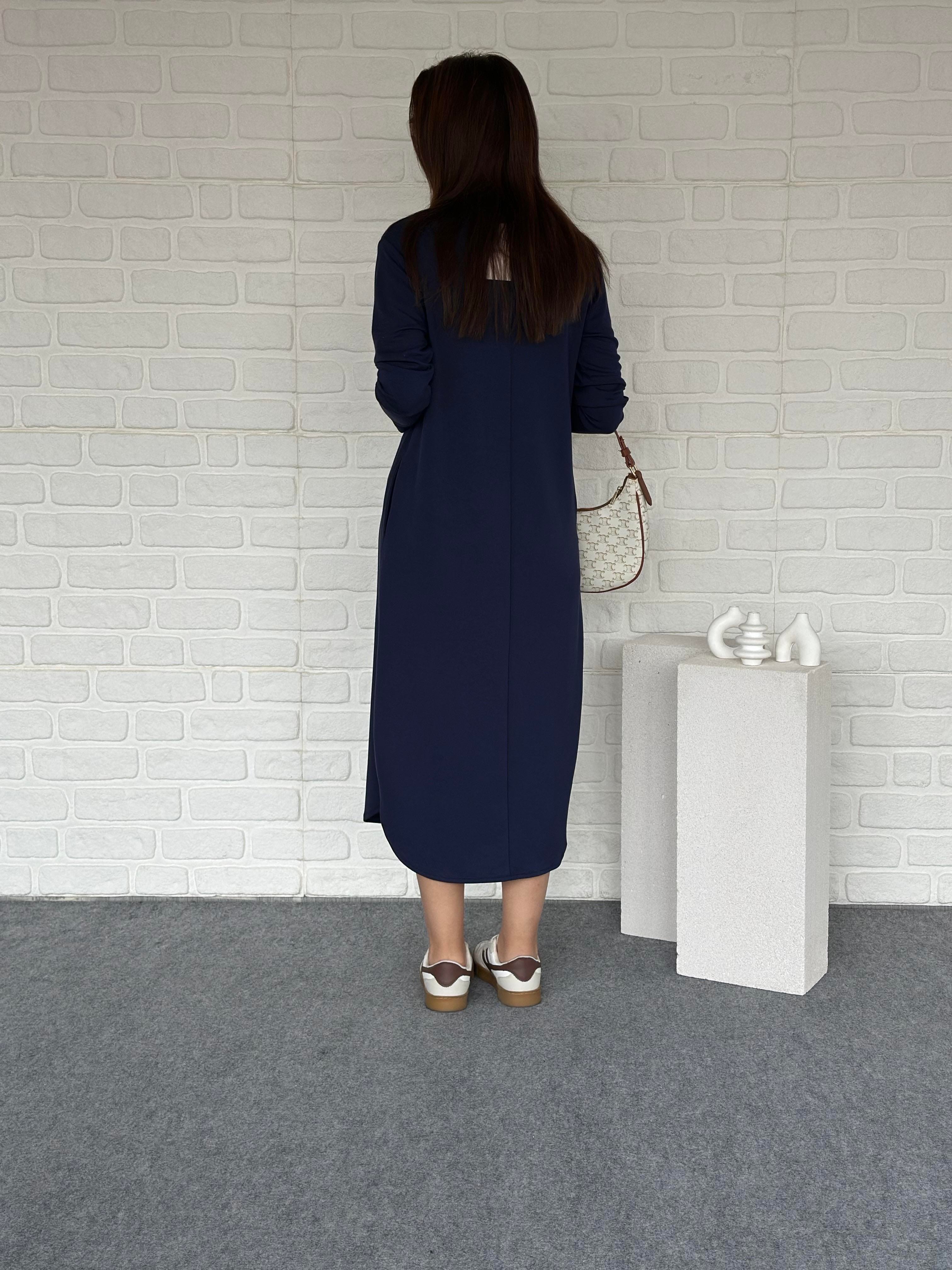 Fermuarlı Modal Elbise Laci