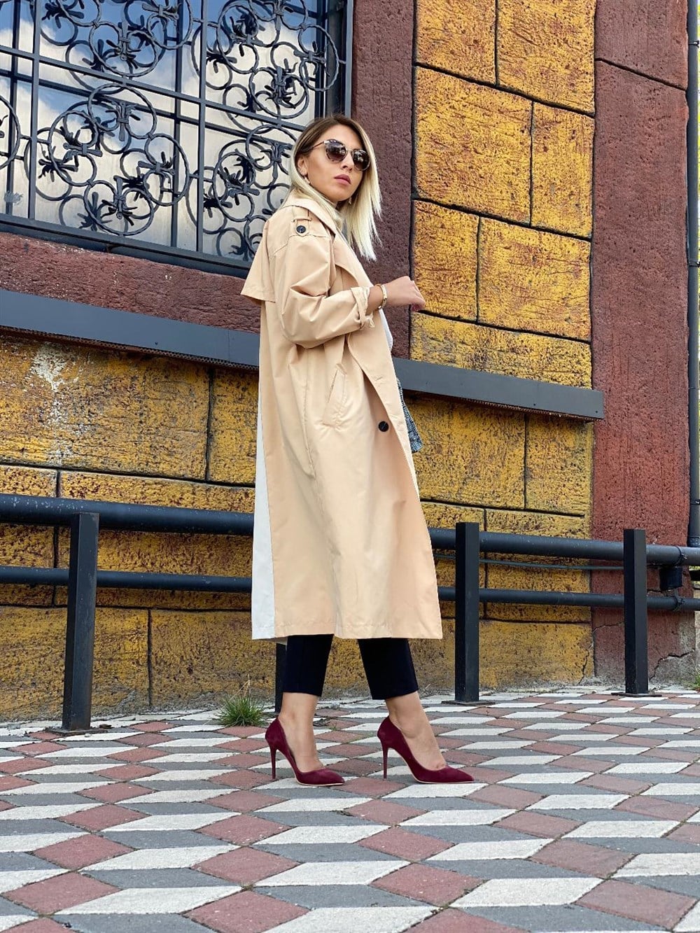 Garni Trench Camel
