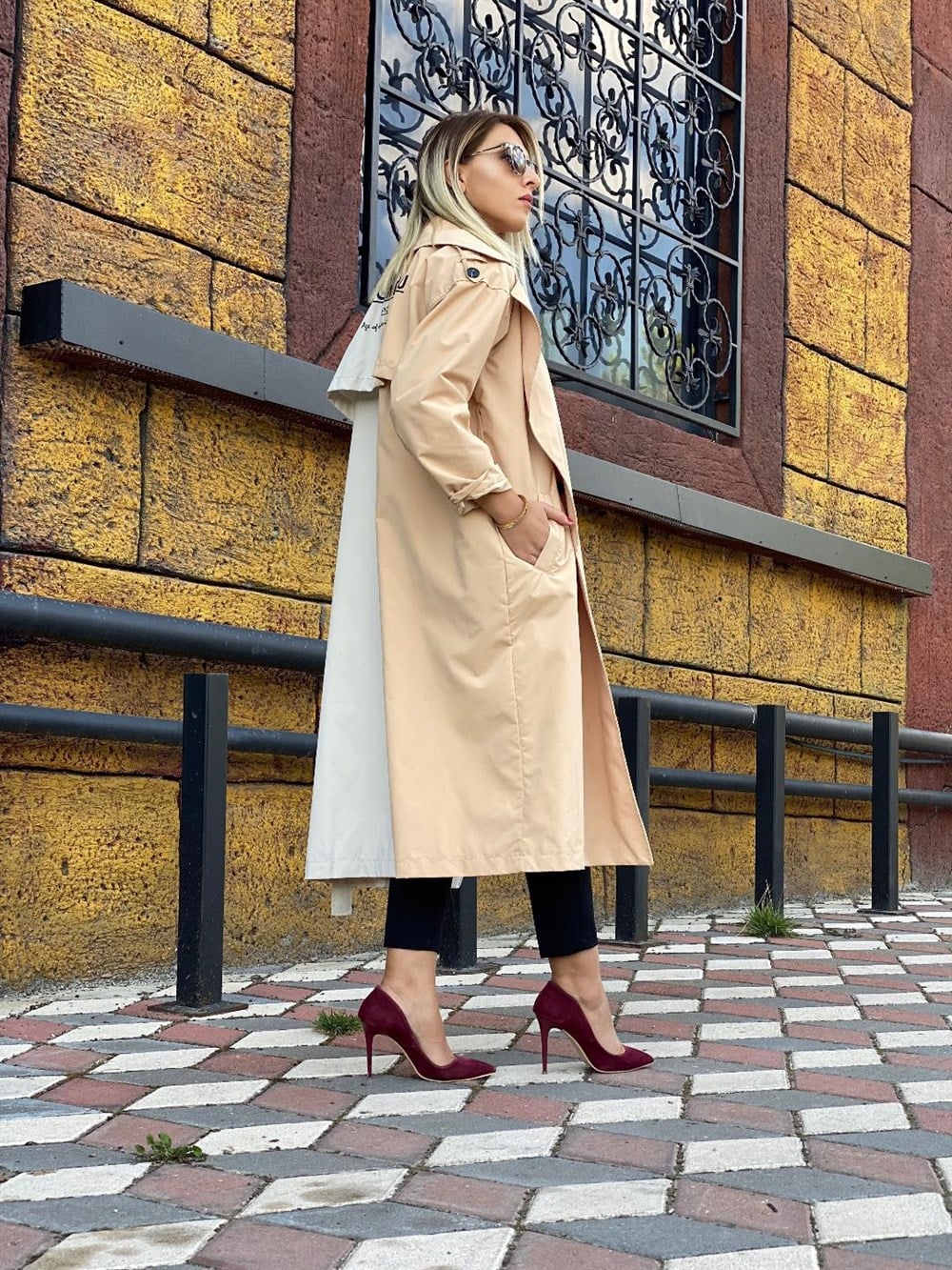 Garni Trench Camel