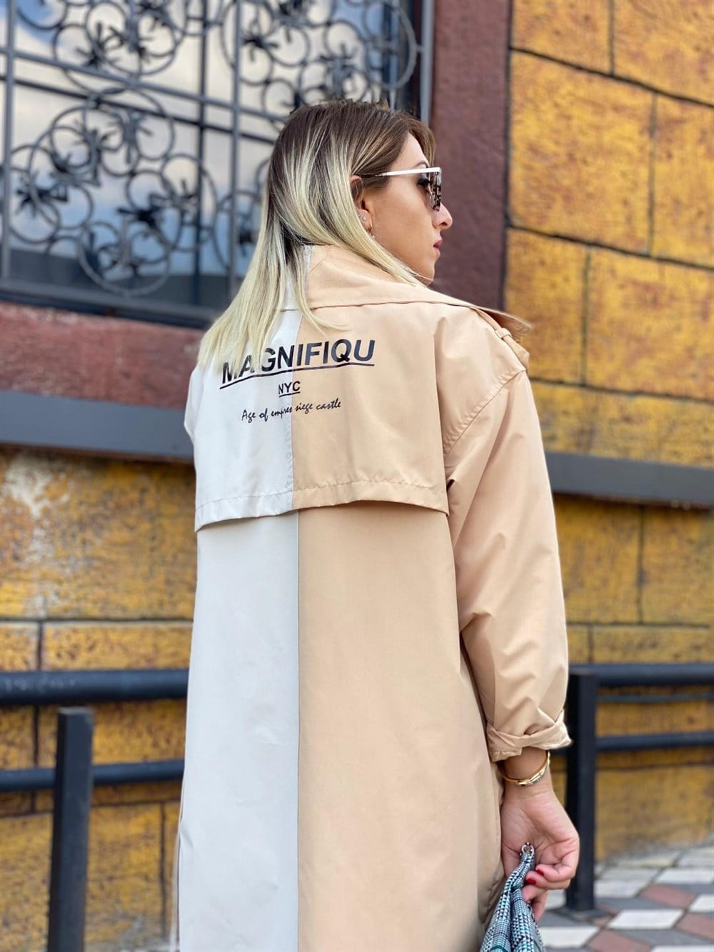 Garni Trench Camel