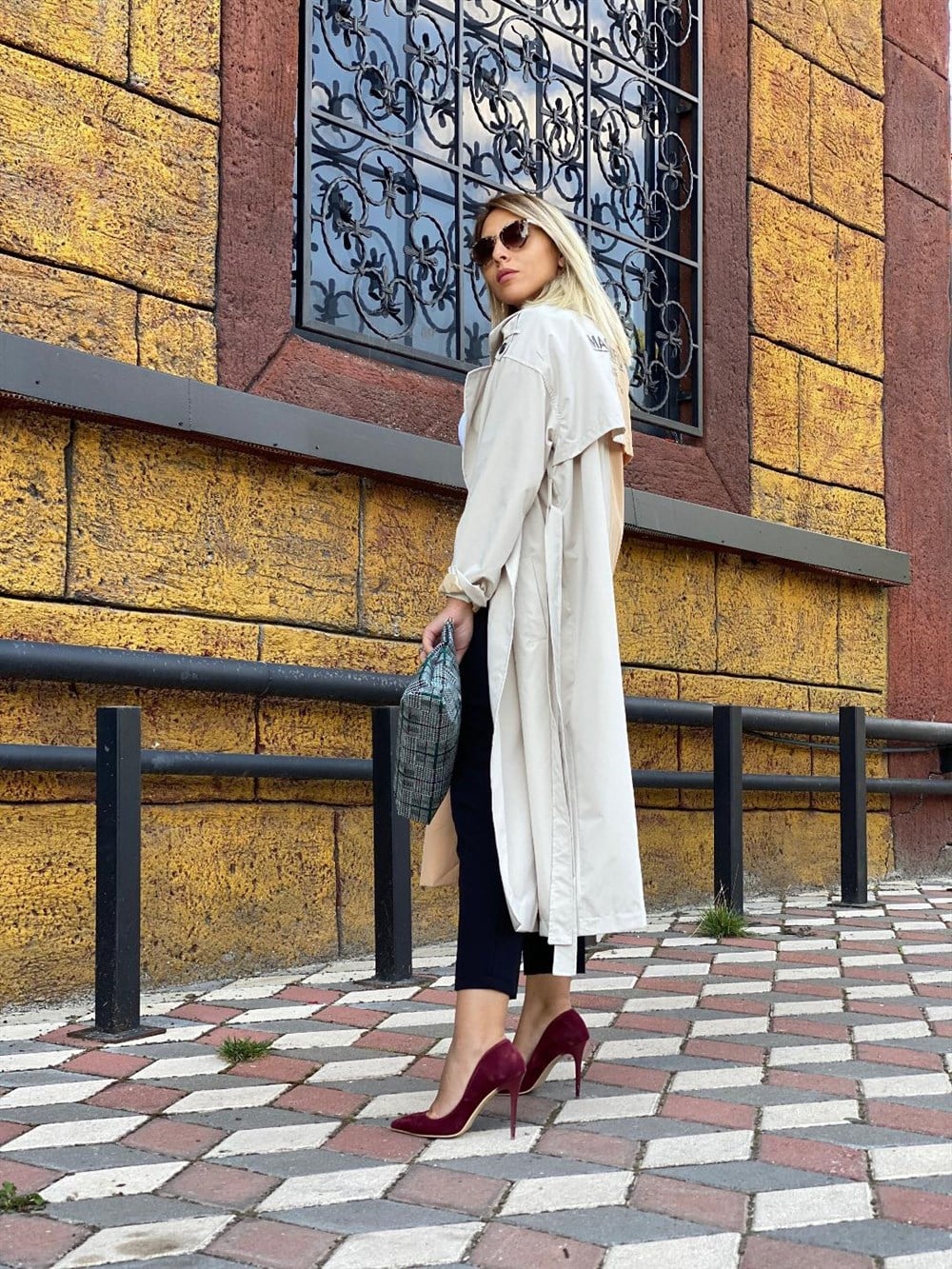 Garni Trench Camel