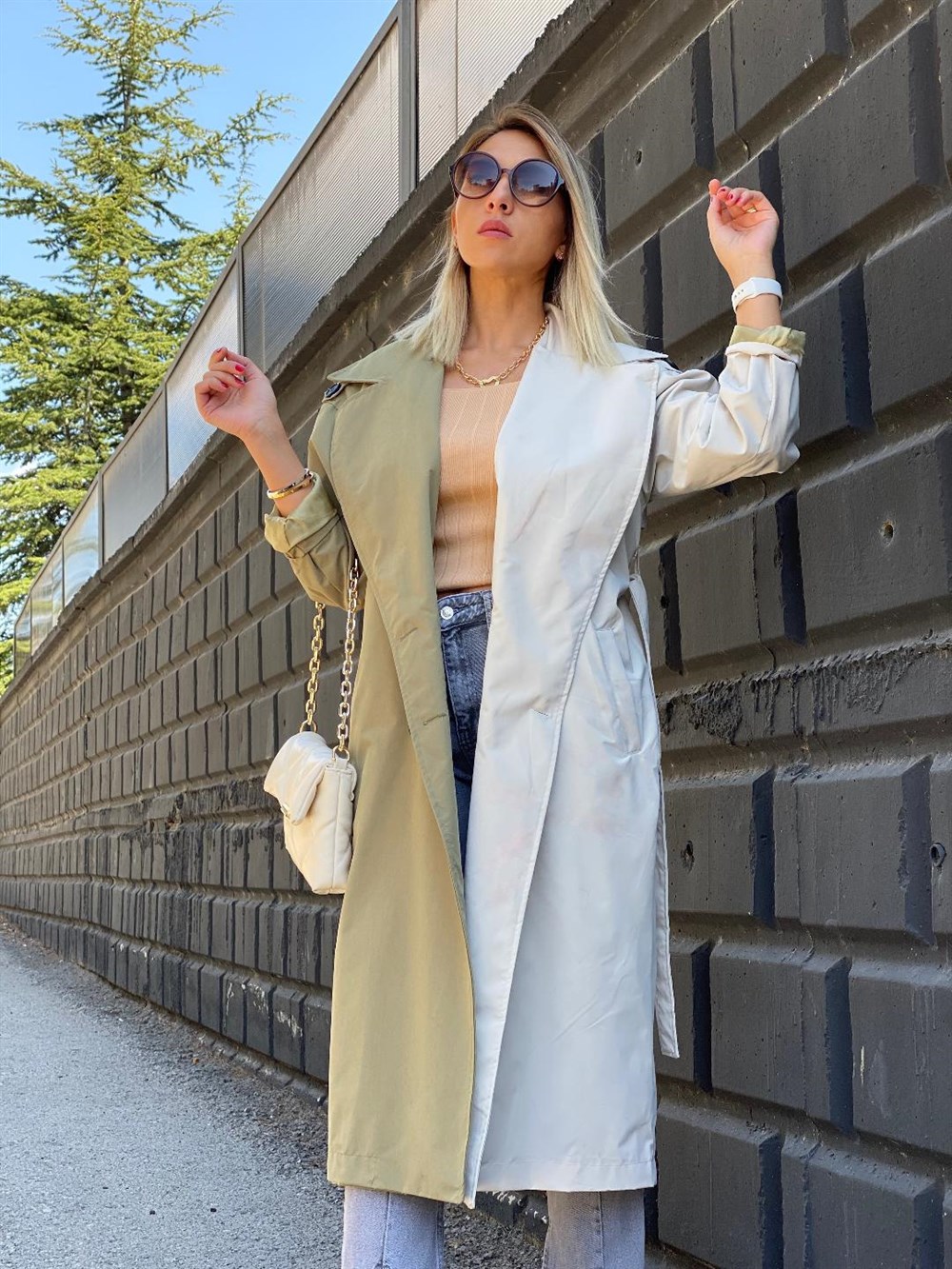 Garni Trench Haki
