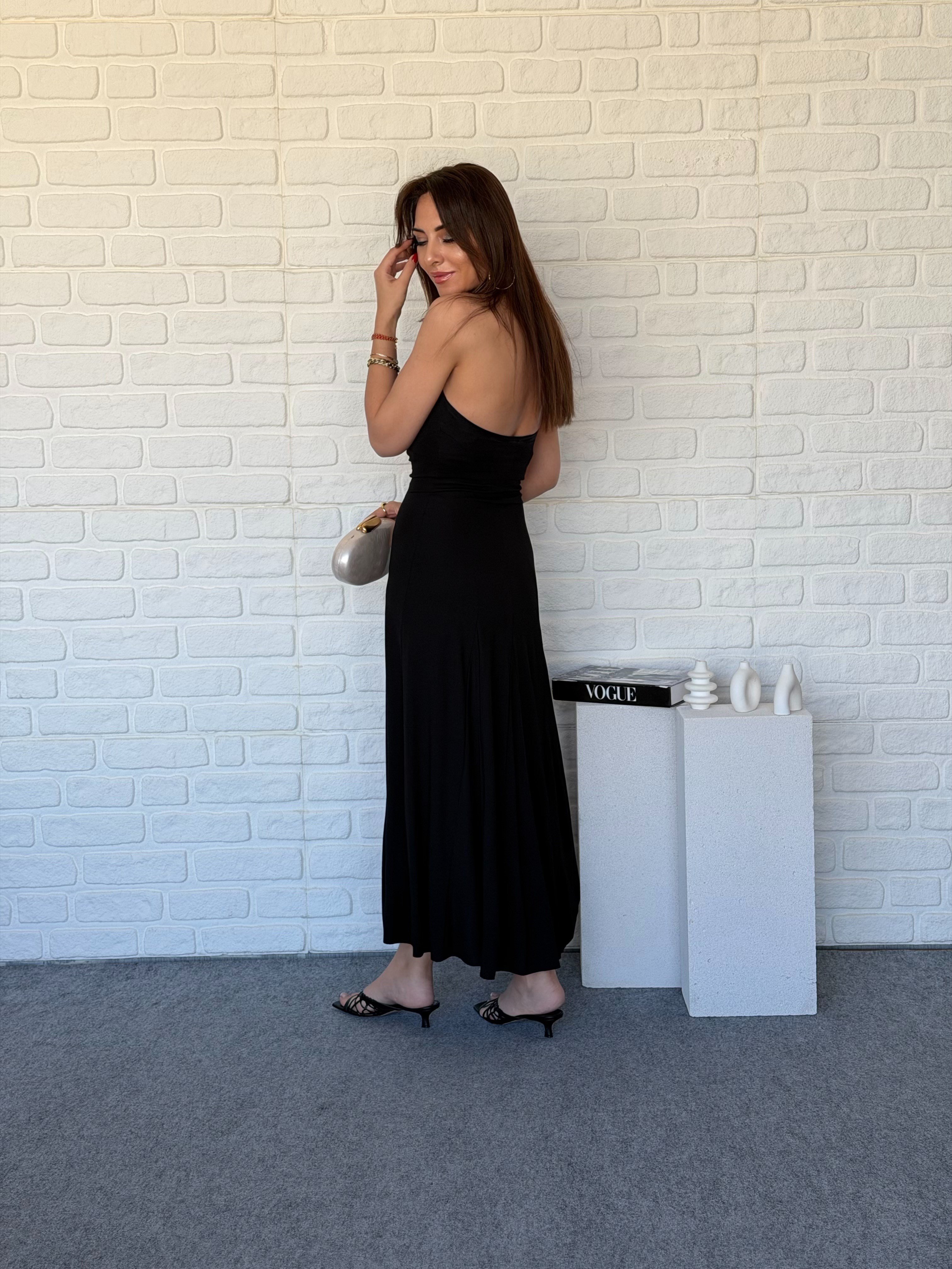 Halter Yaka Elbise