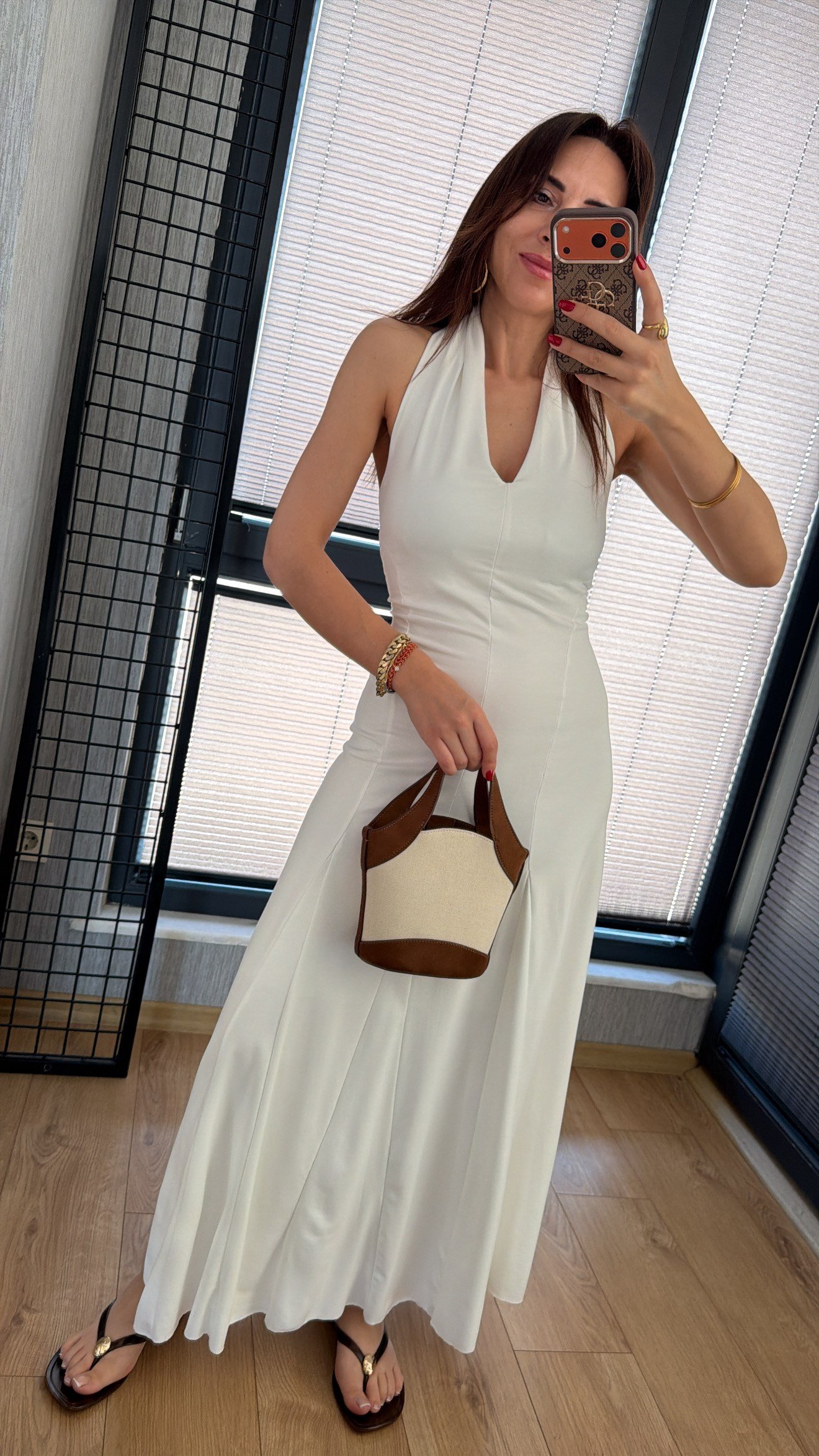 Halter Yaka Elbise 