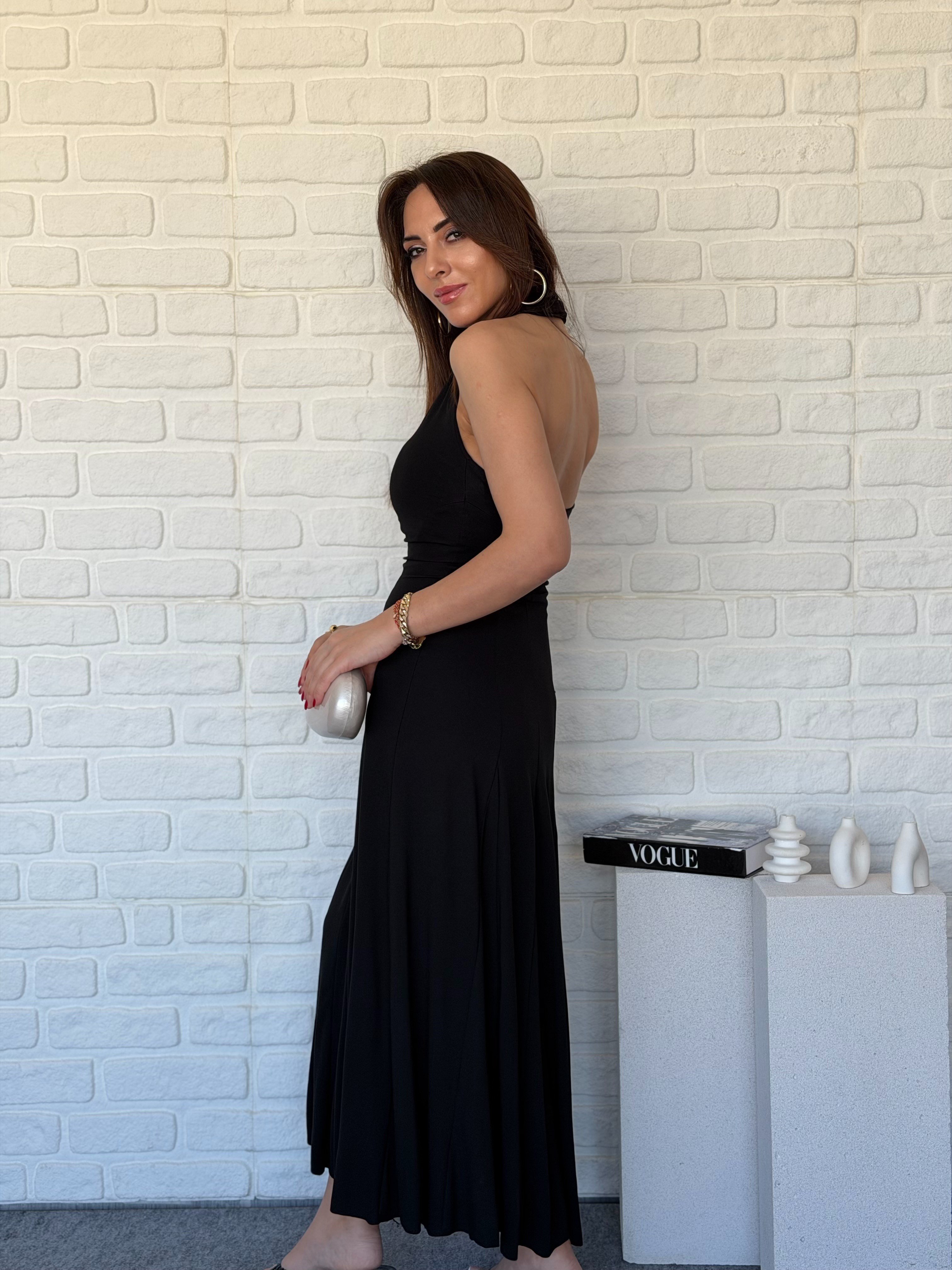Halter Yaka Elbise