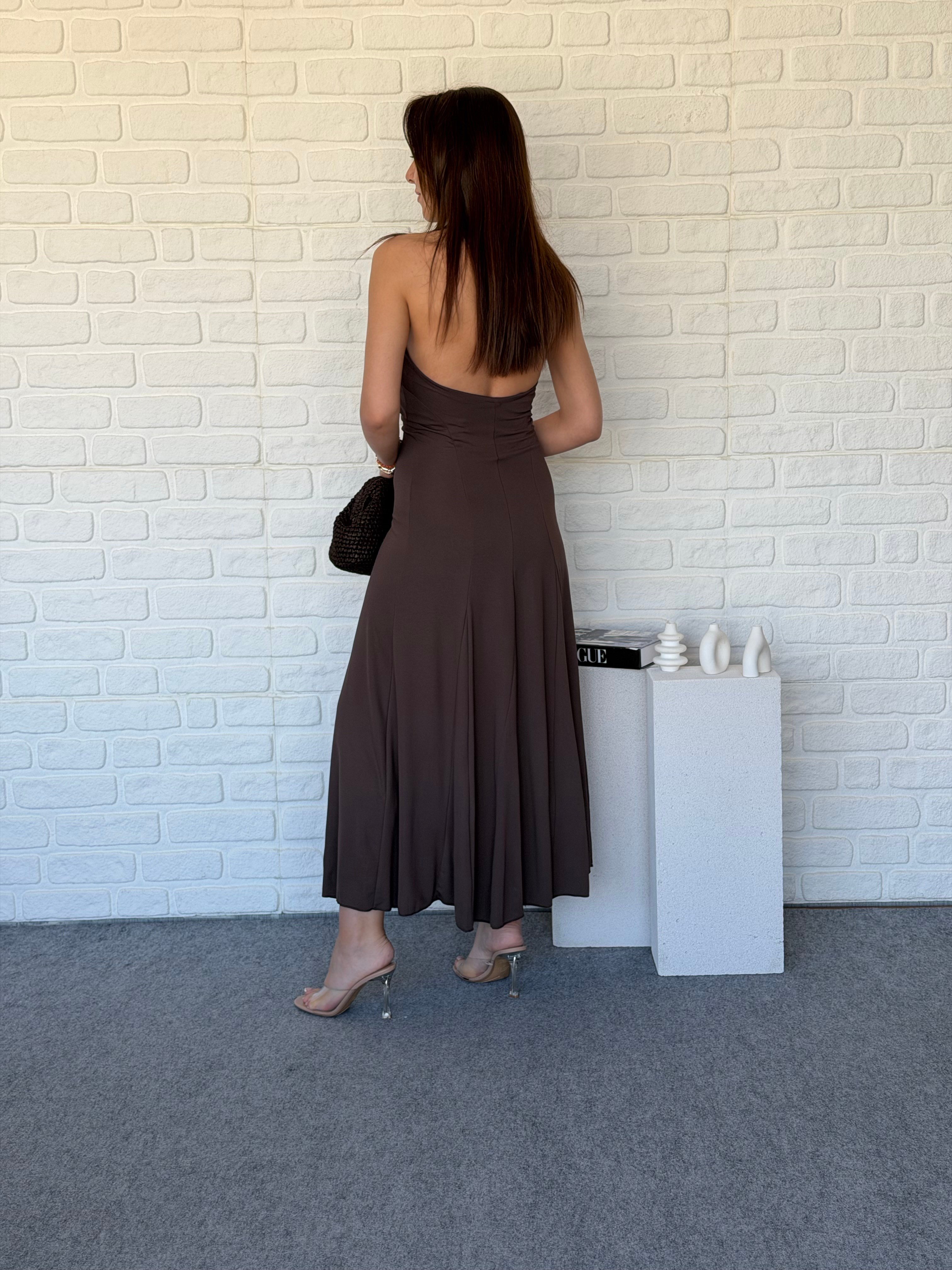 Halter Yaka Elbise