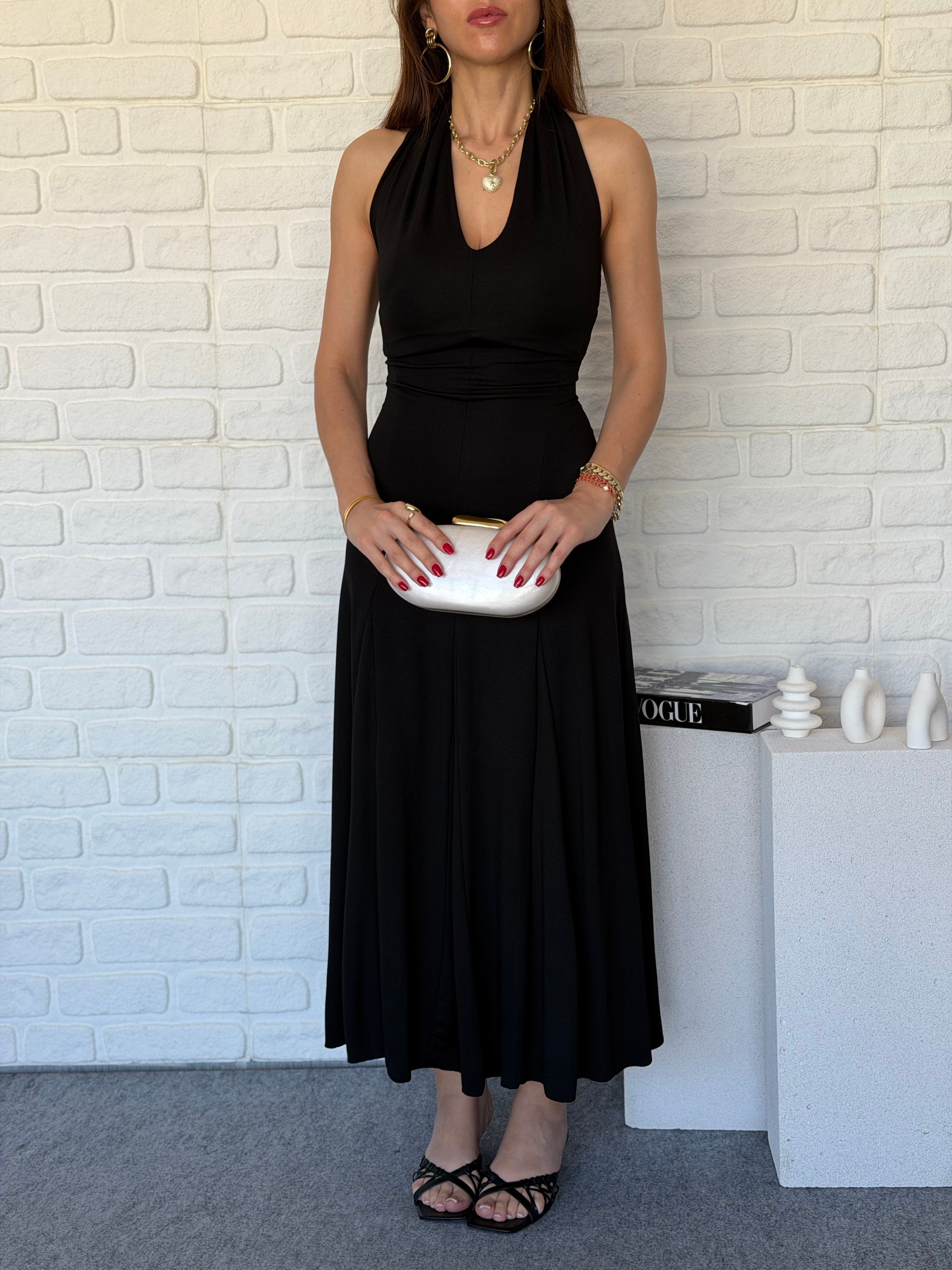 Halter Yaka Elbise