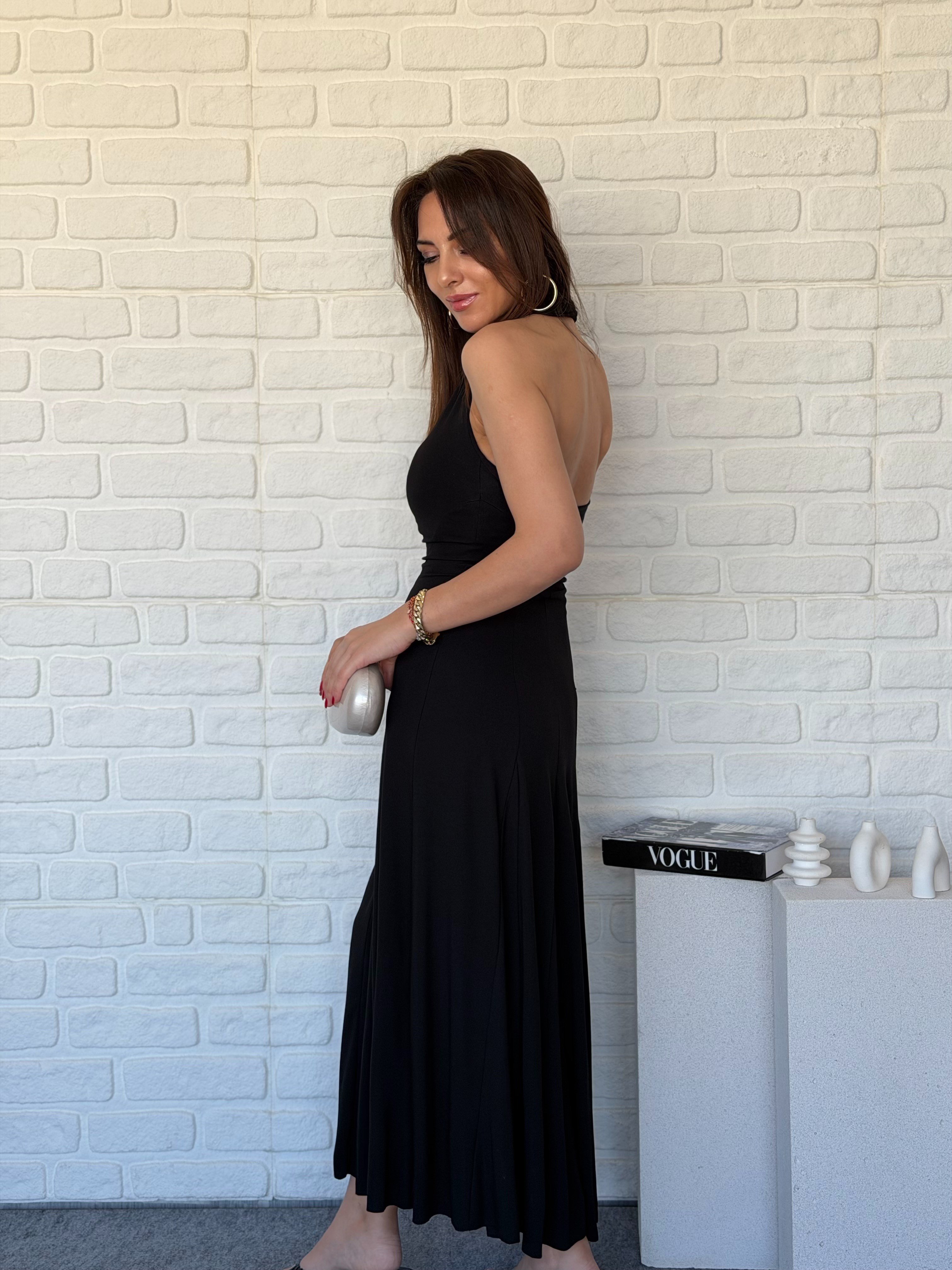 Halter Yaka Elbise