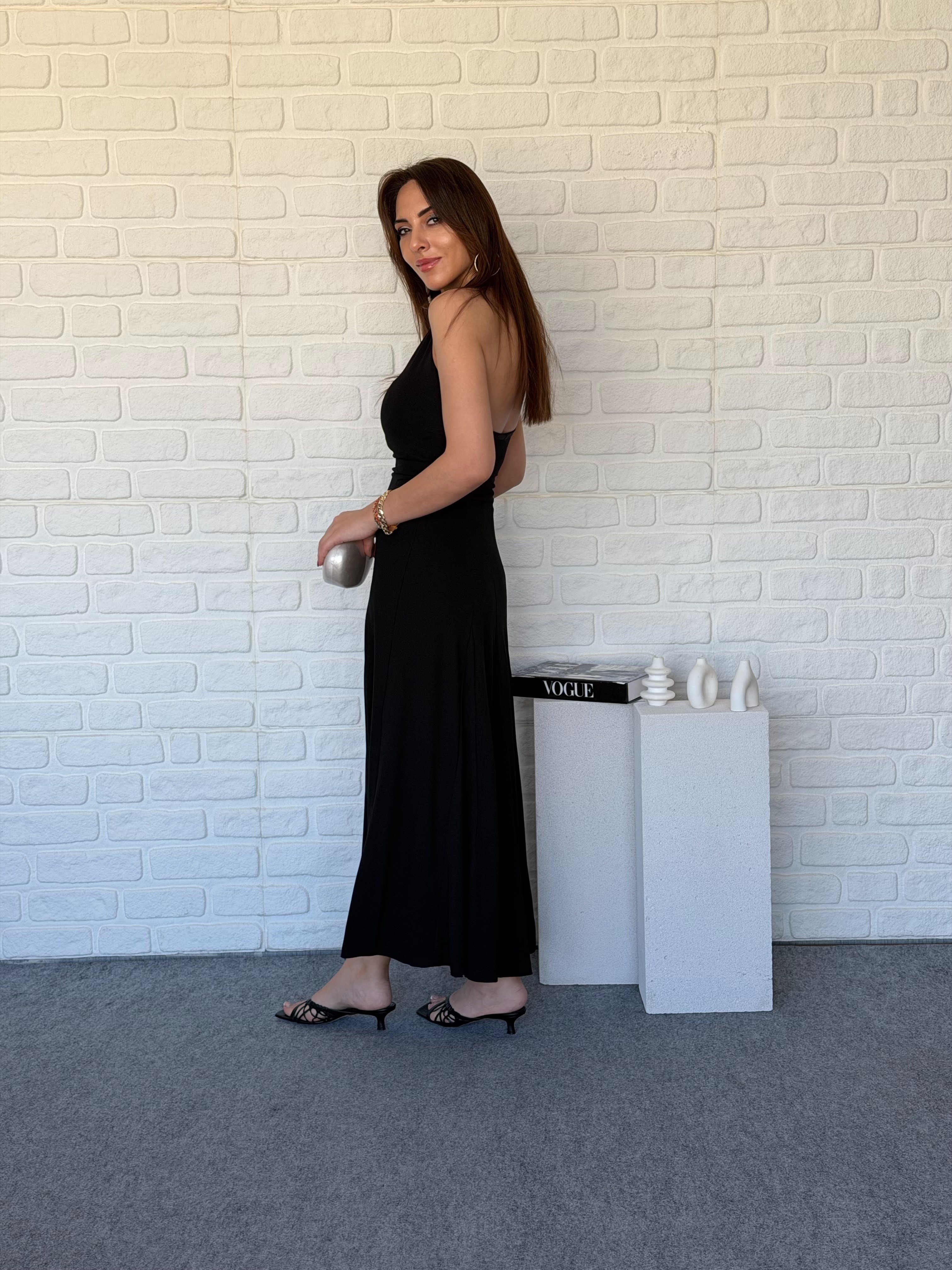 Halter Yaka Elbise