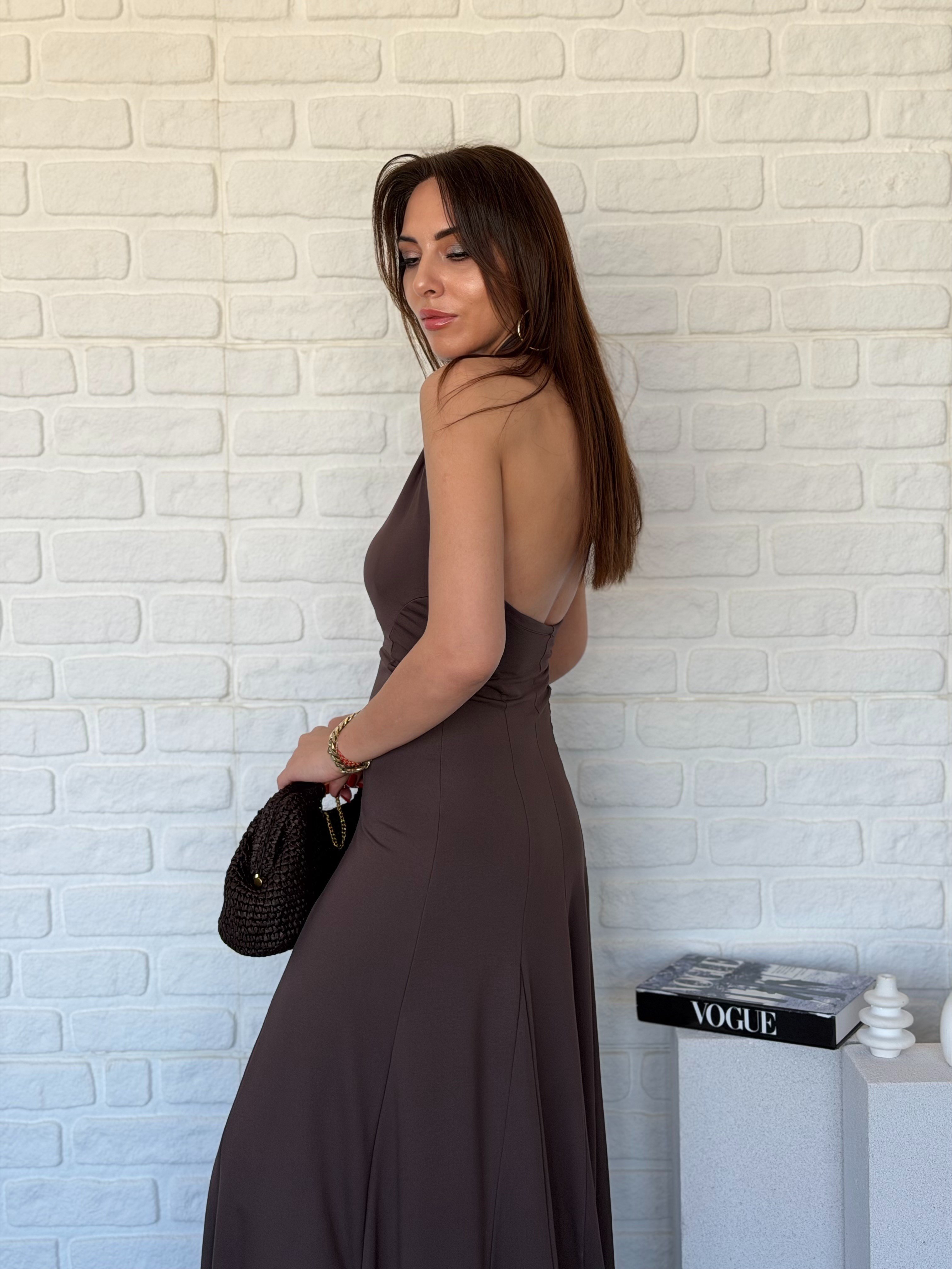 Halter Yaka Elbise
