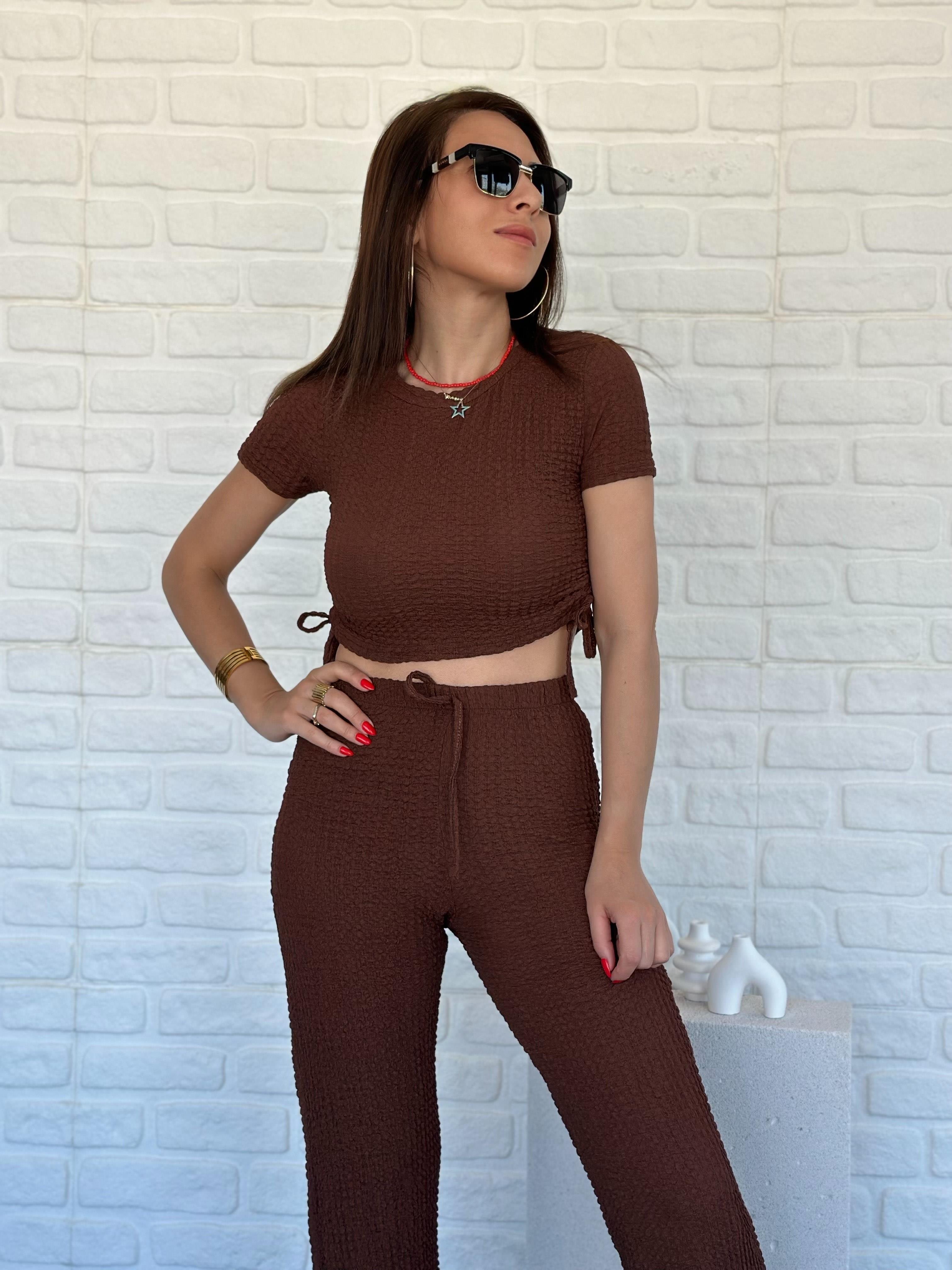 Jakar Örme Takım Kahve