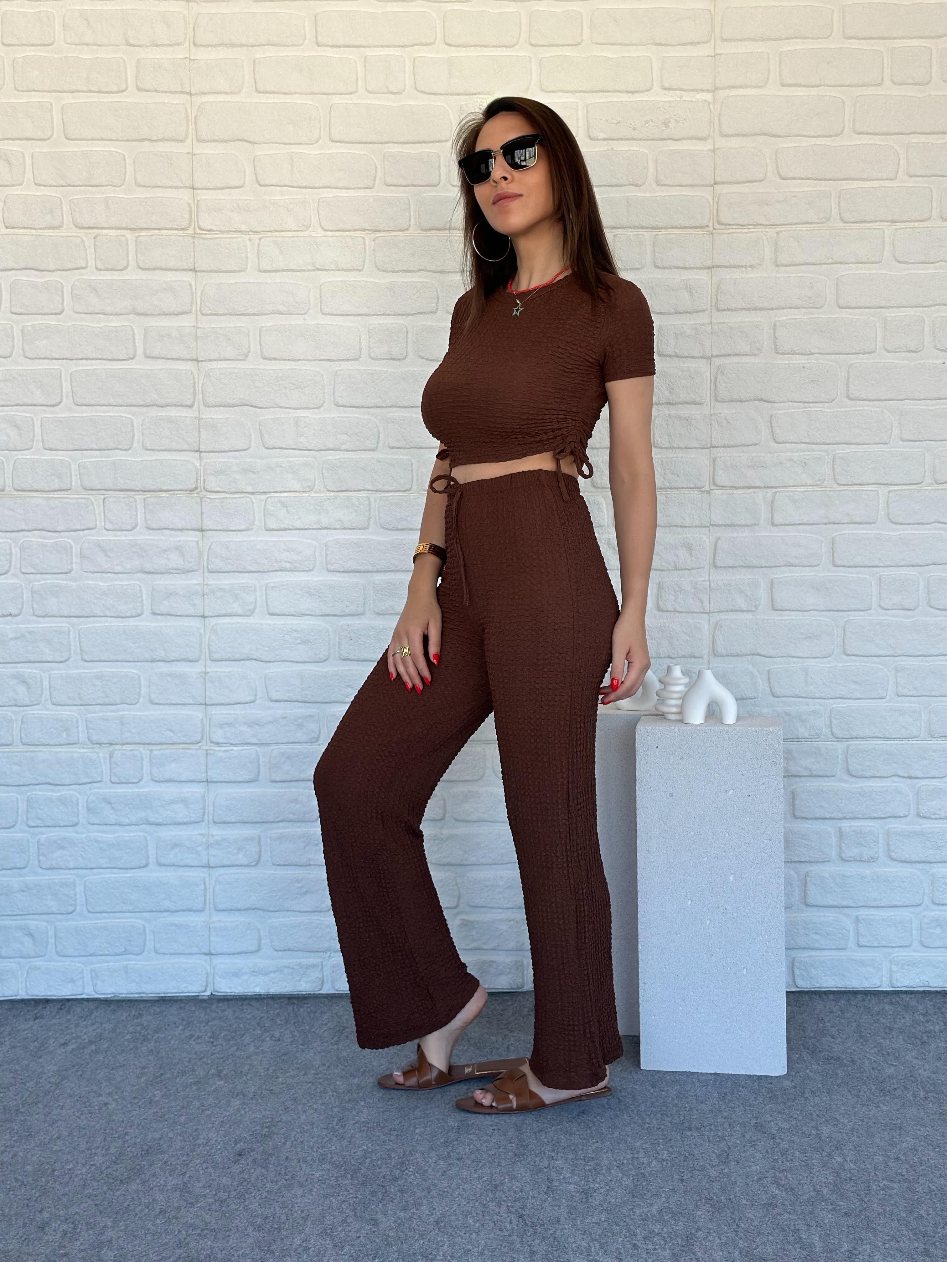 Jakar Örme Takım Kahve