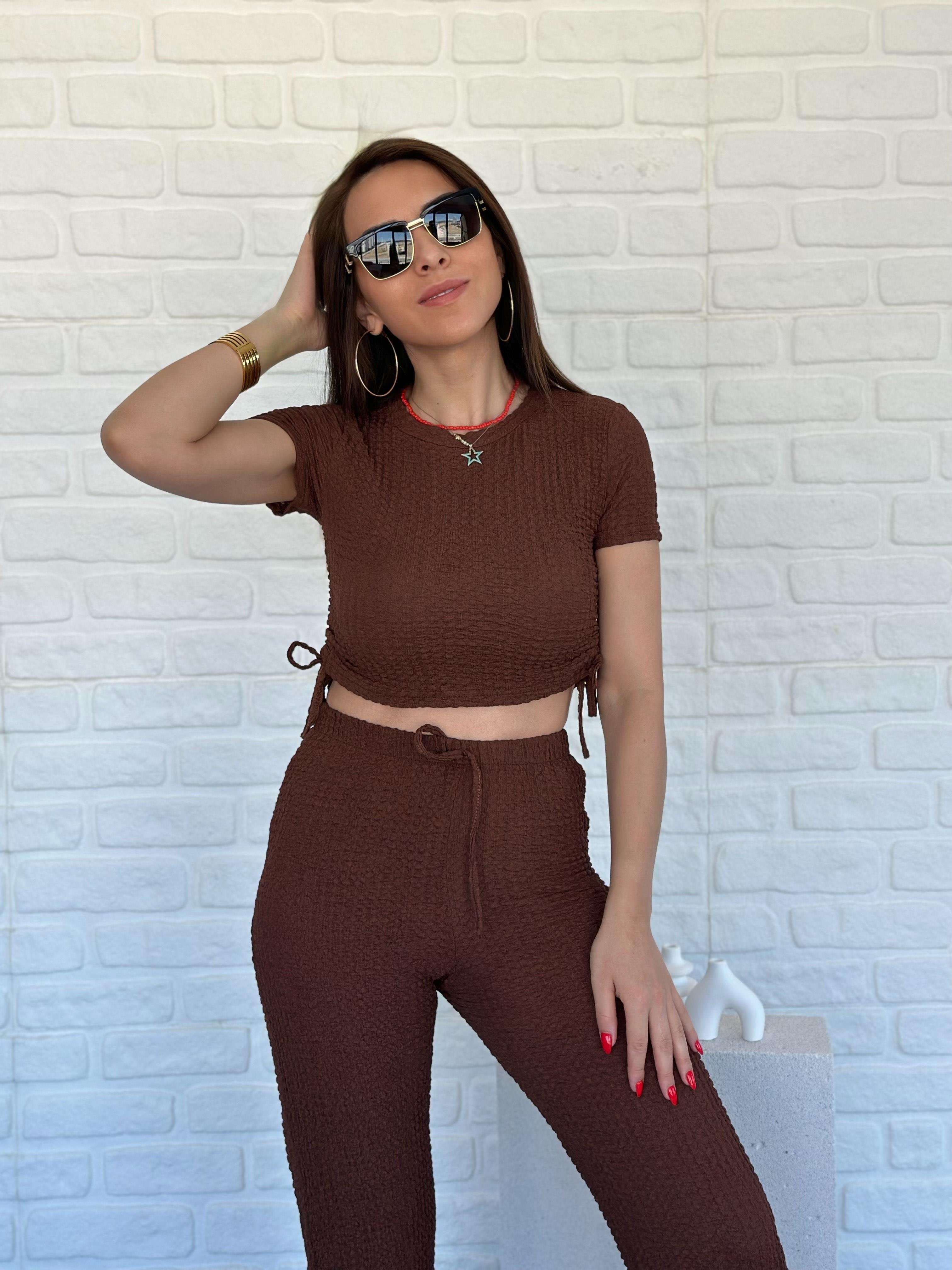 Jakar Örme Takım Kahve