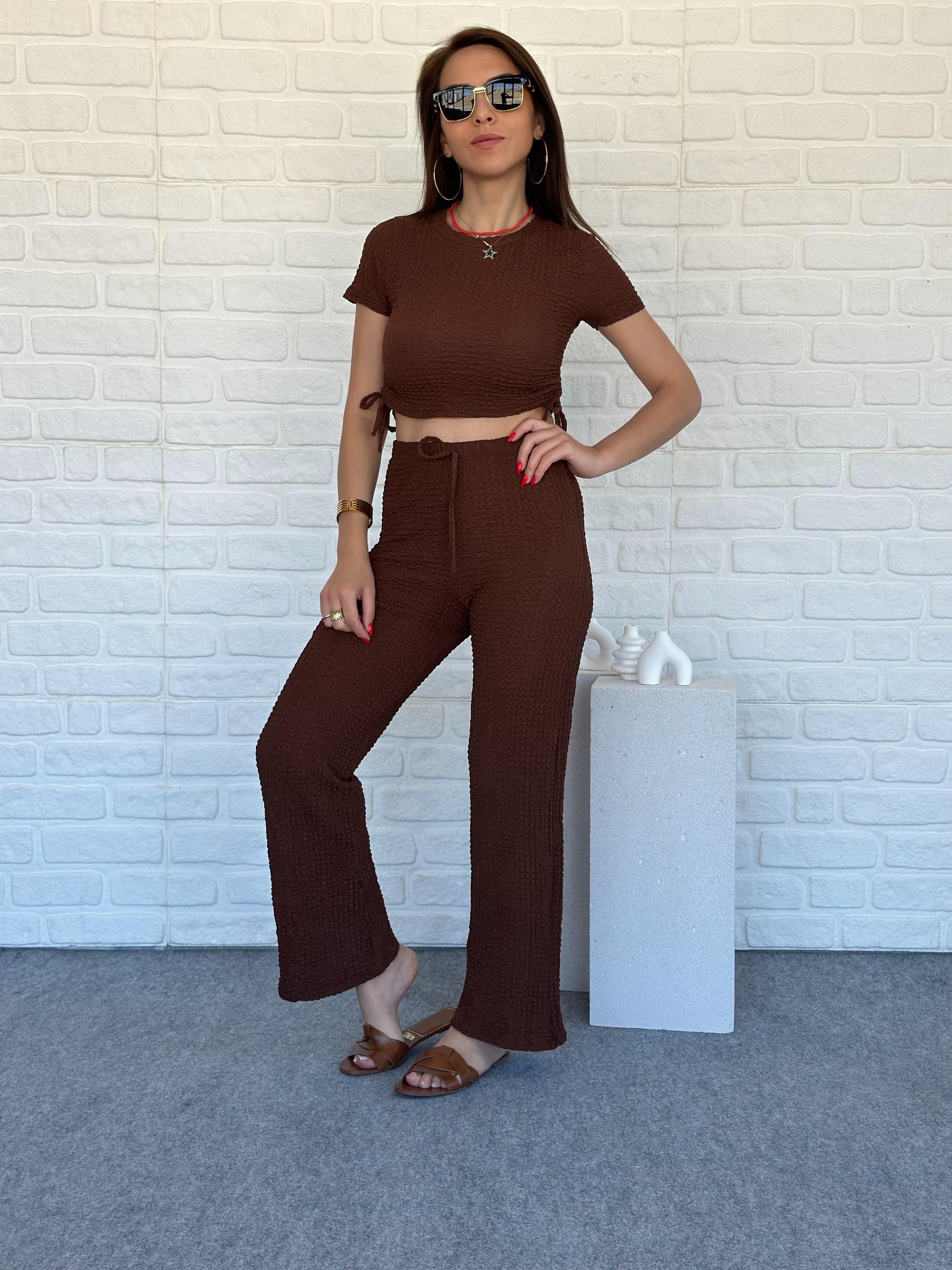 Jakar Örme Takım Kahve