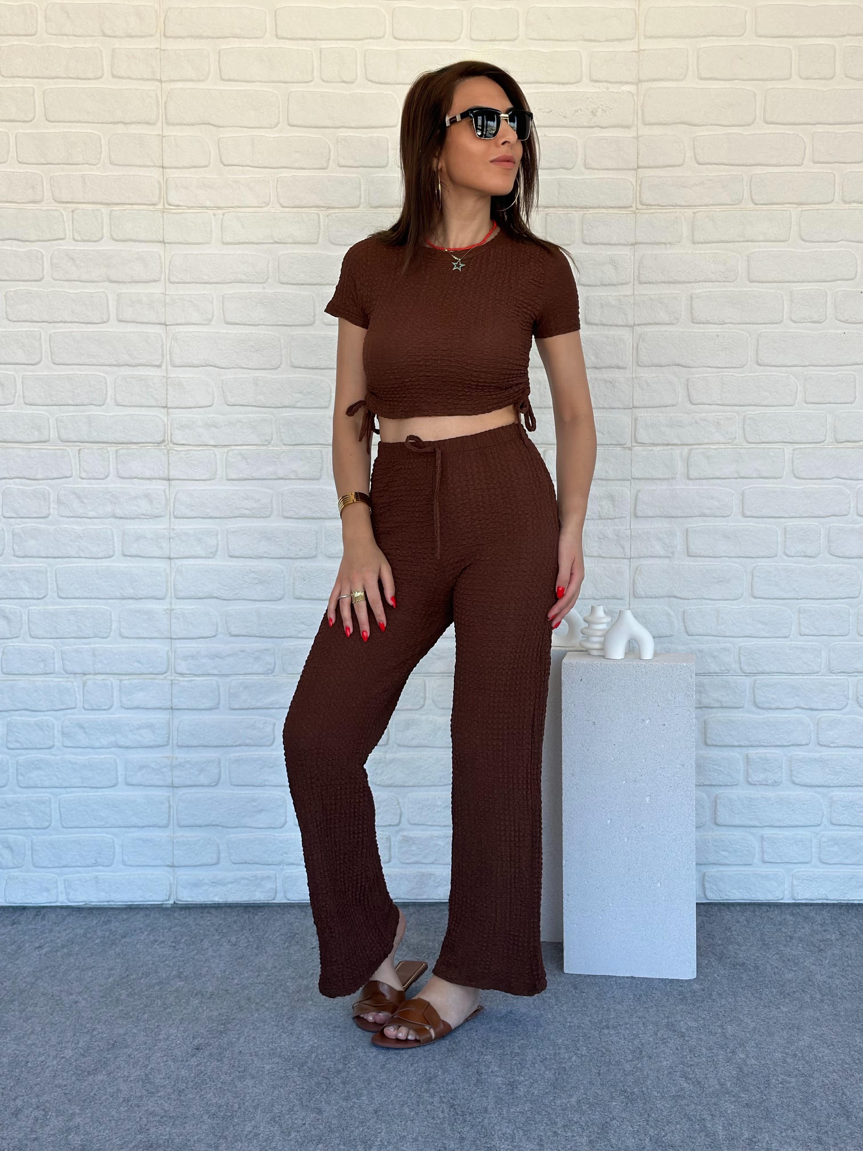 Jakar Örme Takım Kahve