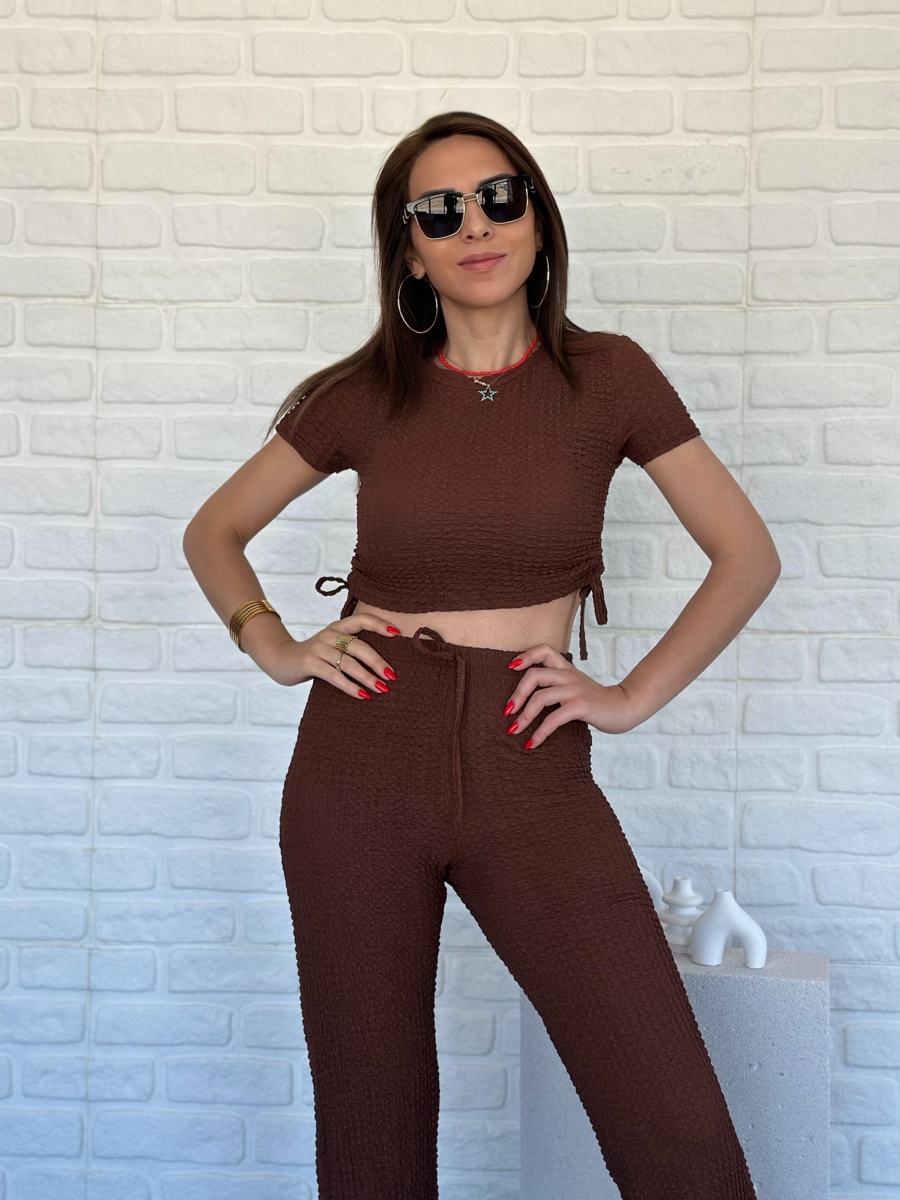 Jakar Örme Takım Kahve