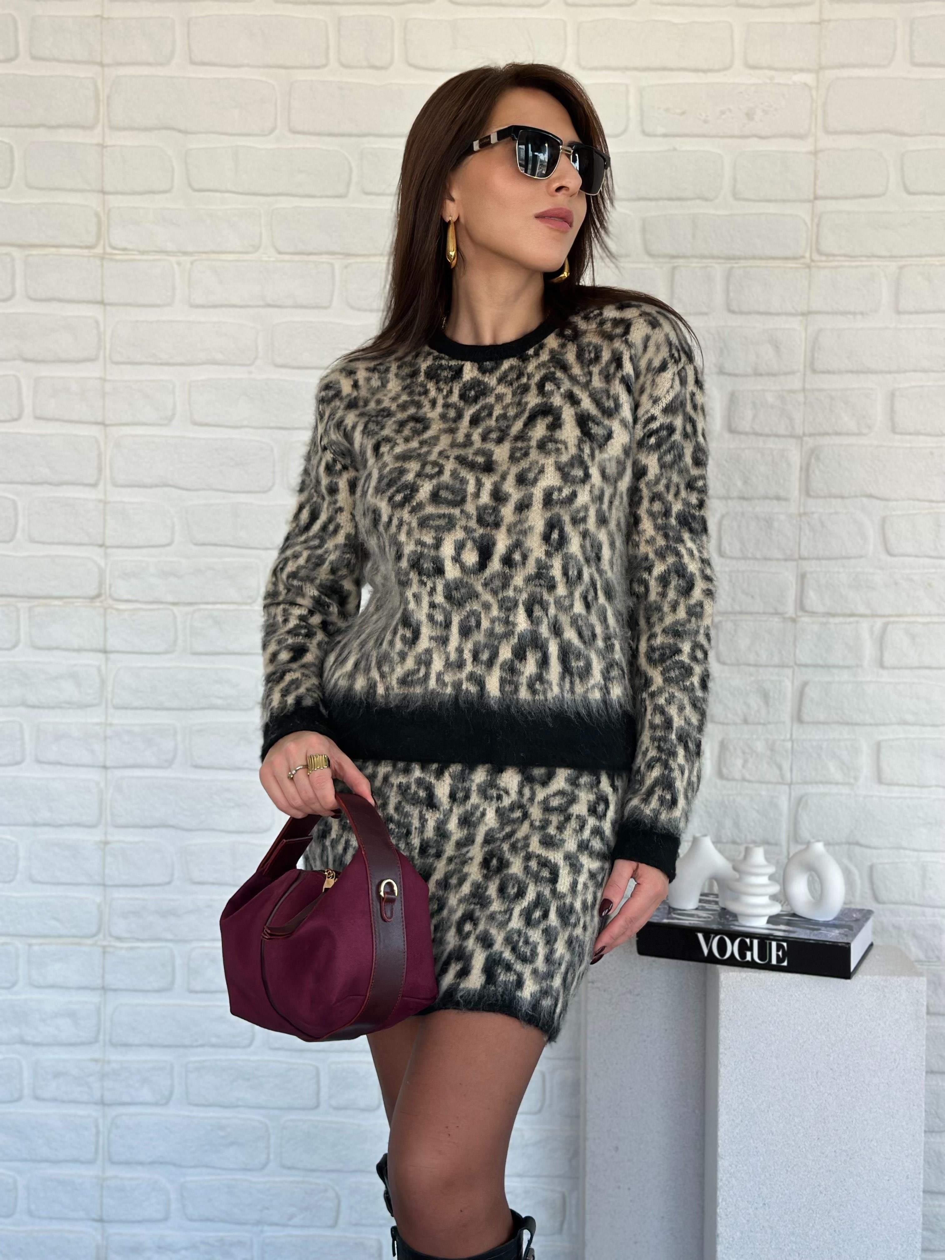 Leopar Triko Etek Takım