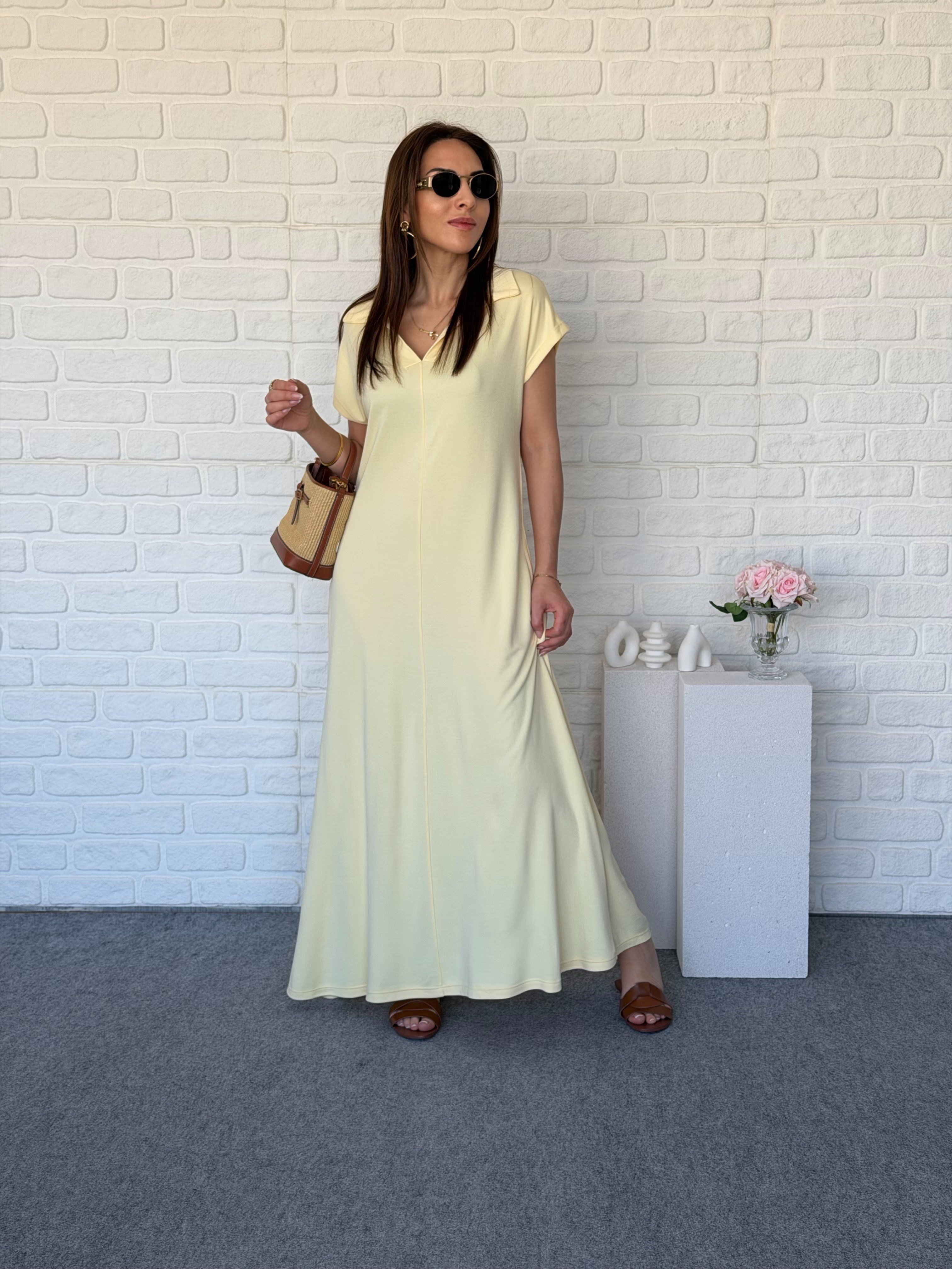 Maxi Boy Modal Elbise