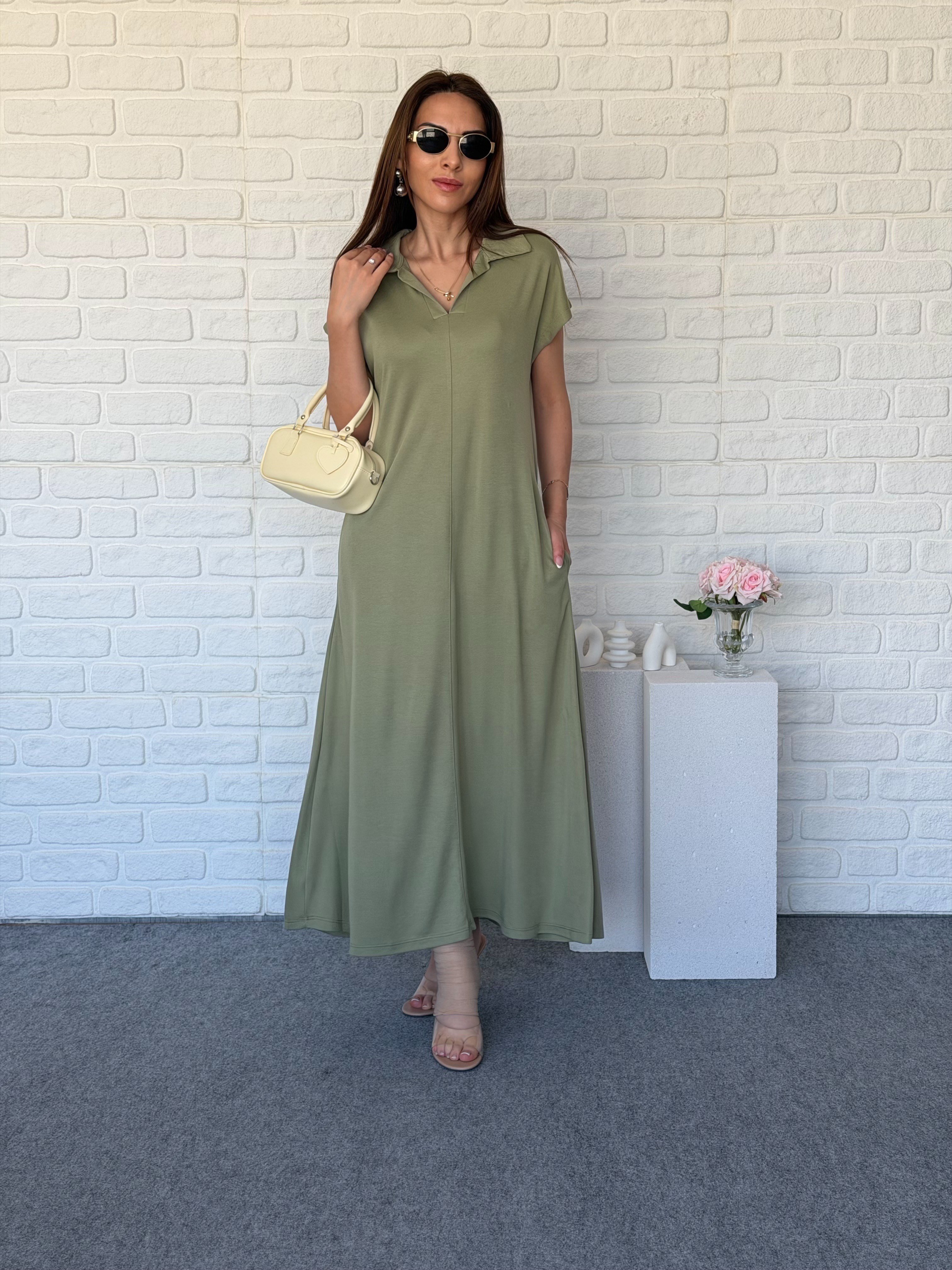 Maxi Boy Modal Elbise