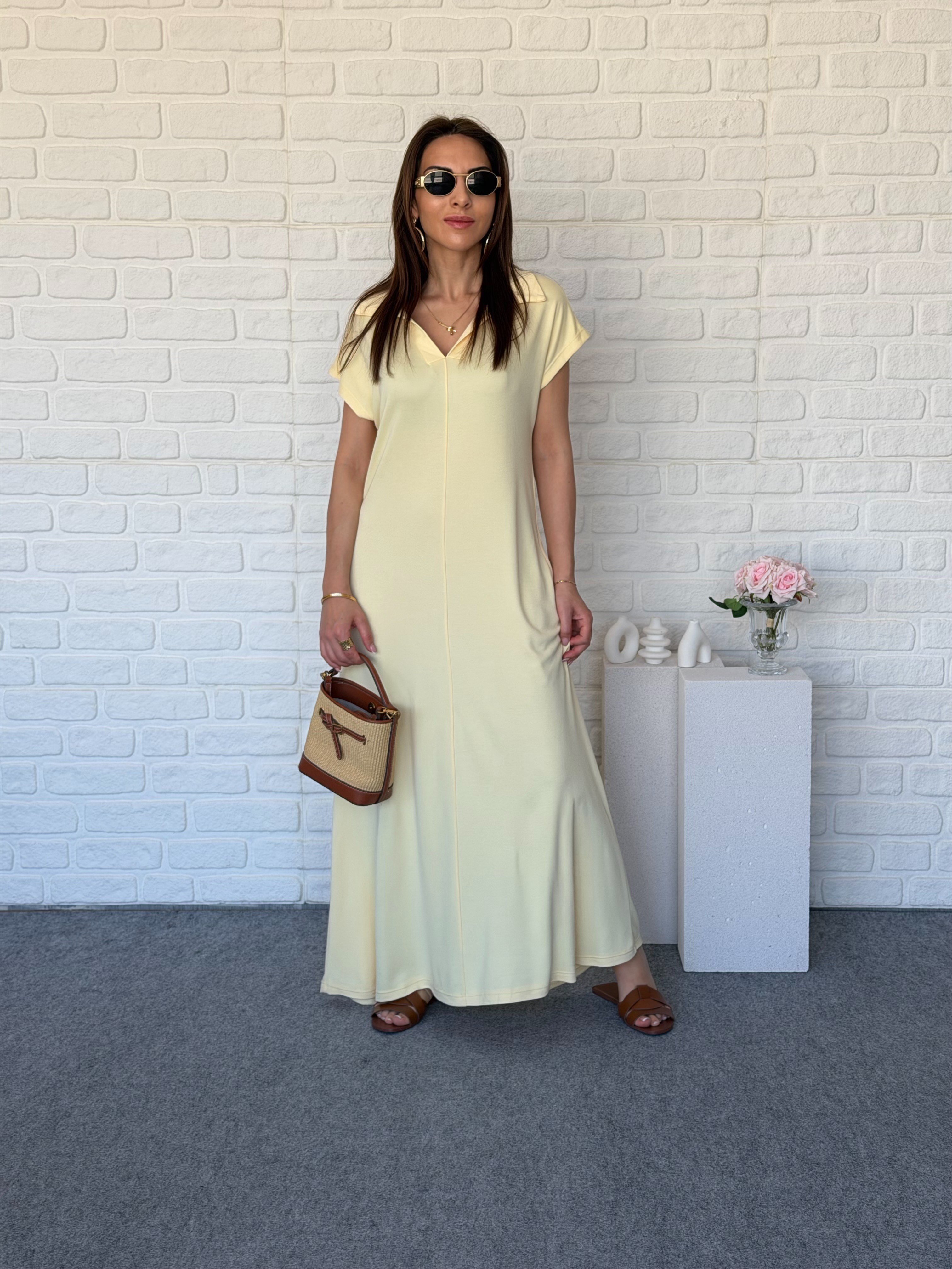 Maxi Boy Modal Elbise