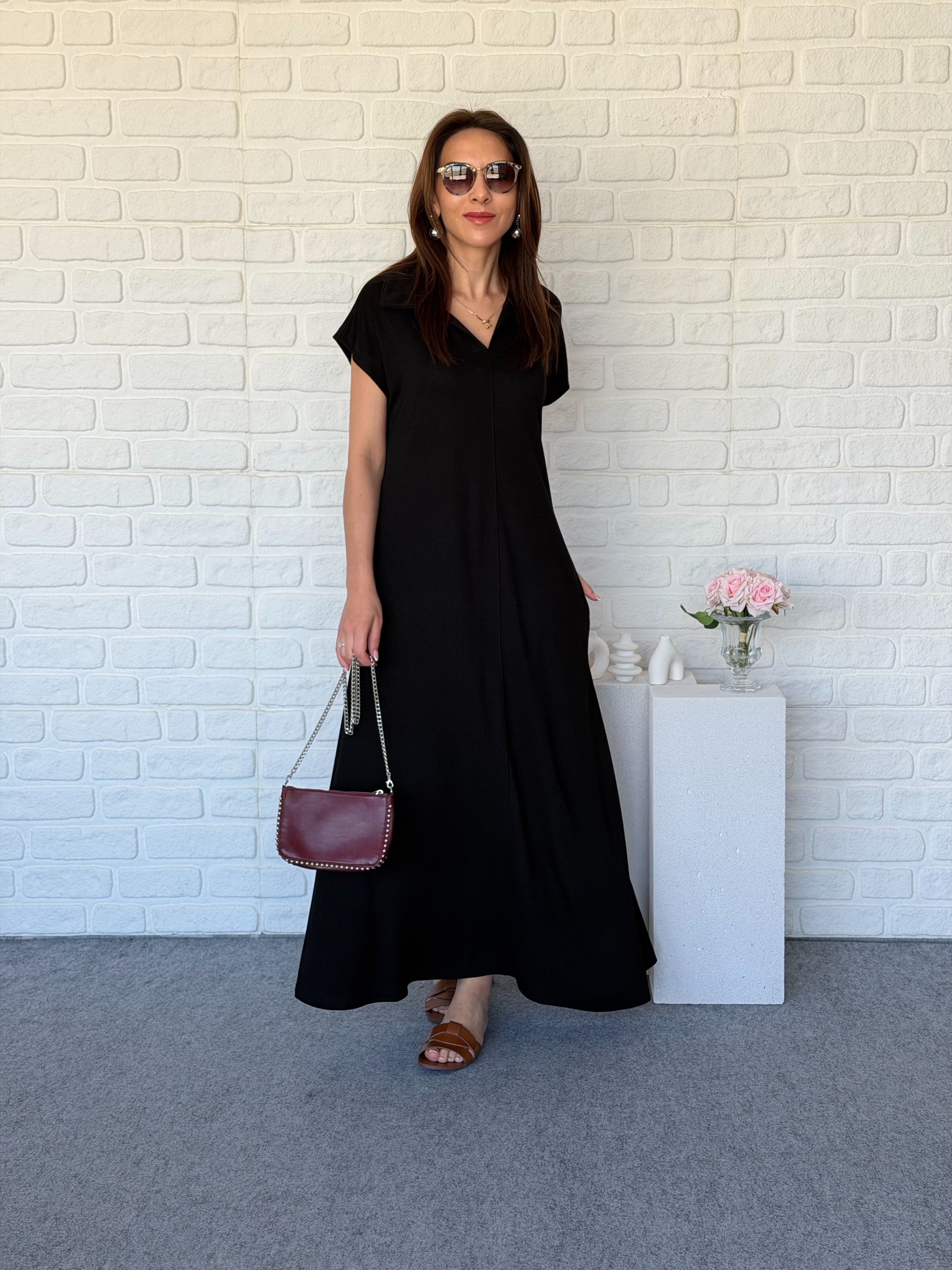 Maxi Boy Modal Elbise