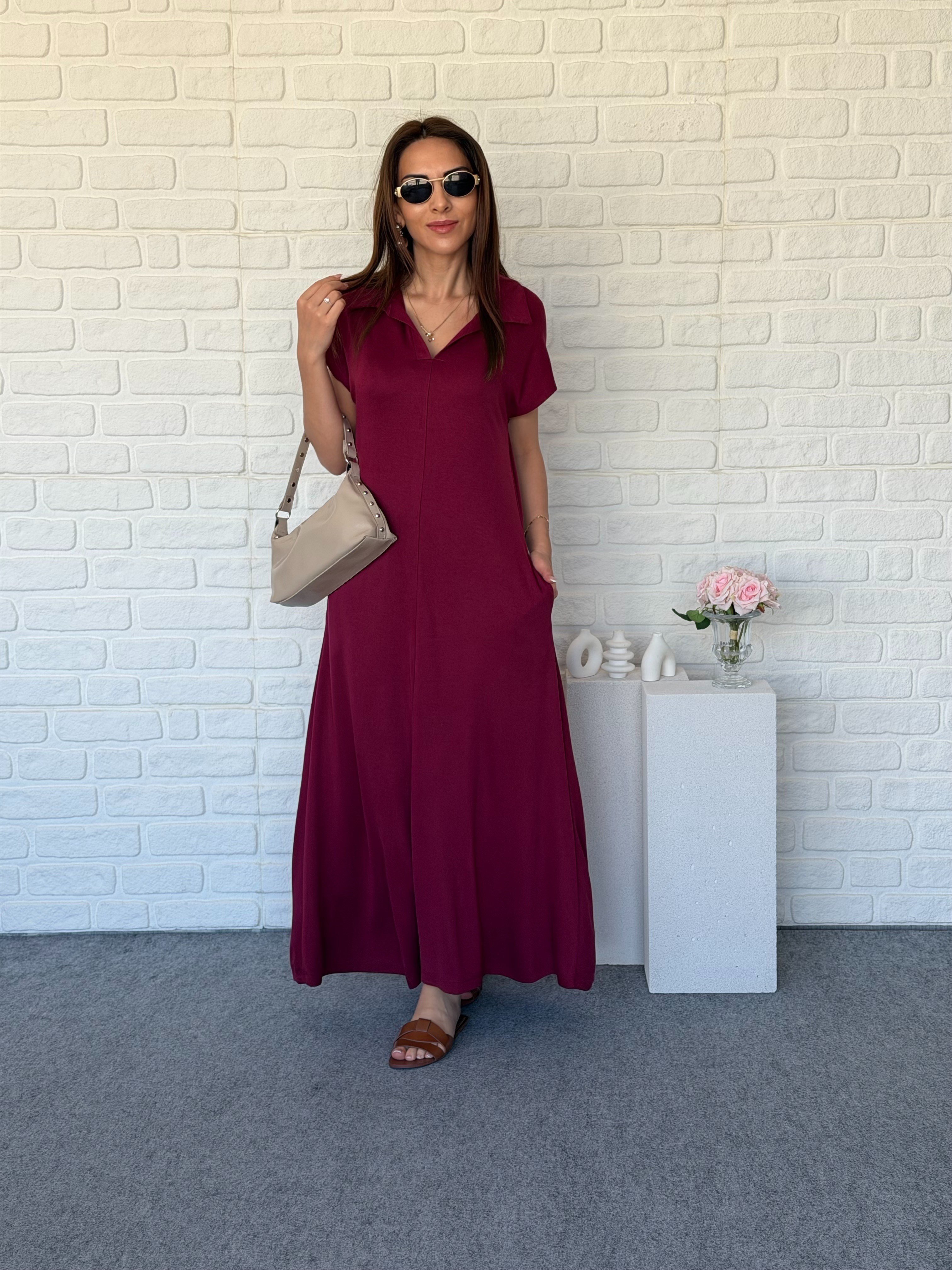 Maxi Boy Modal Elbise