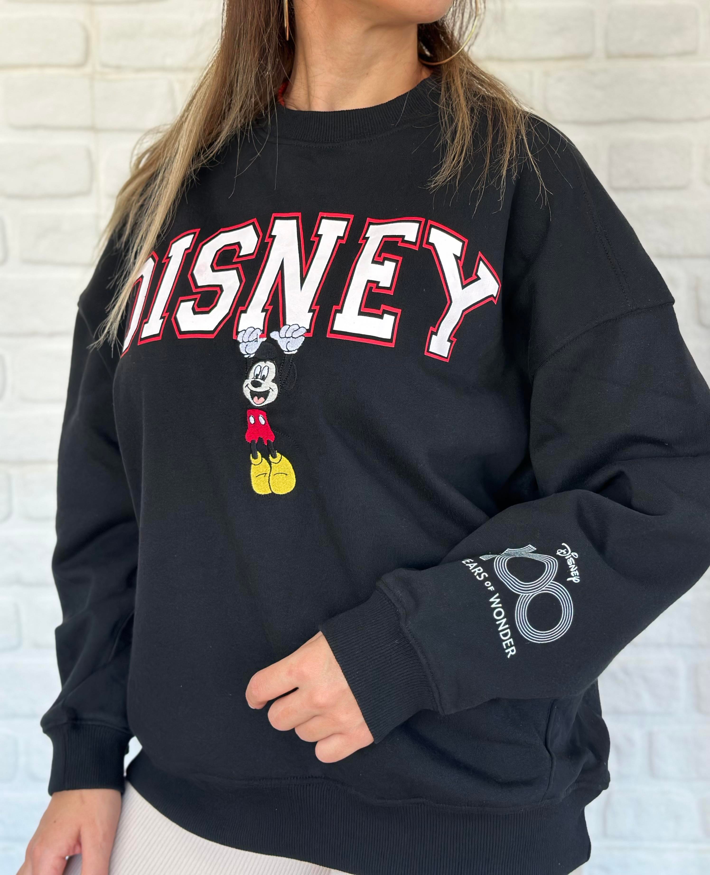 Mickey İşlemeli Sweatshirt