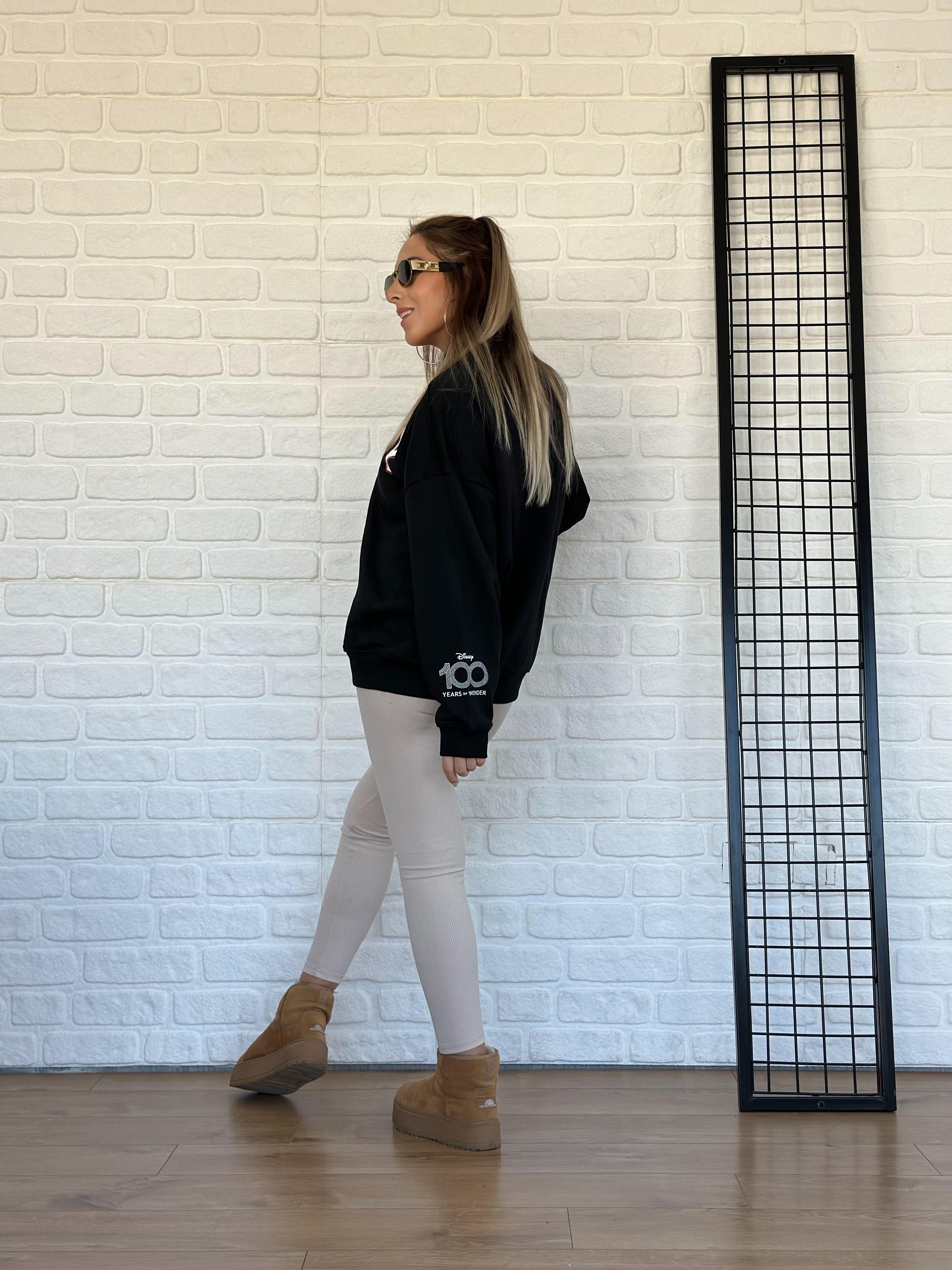 Mickey İşlemeli Sweatshirt
