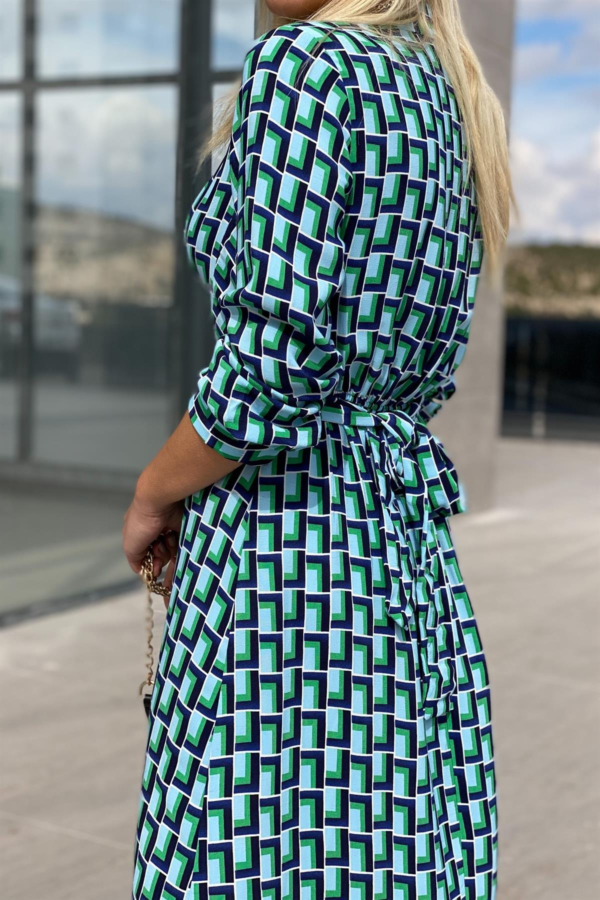 Navy Elbise