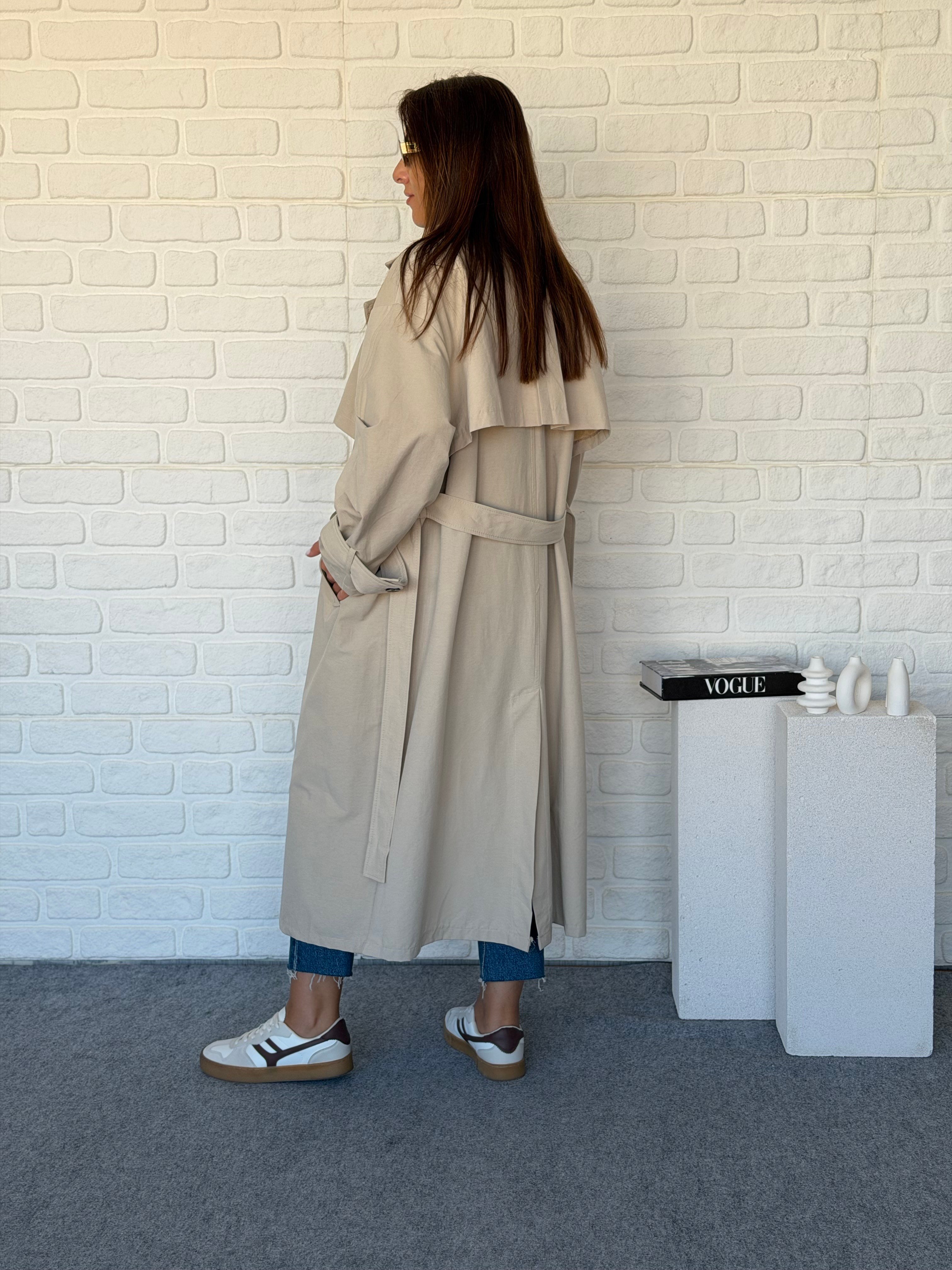 Premium Rüzgar Geçirmez Trench