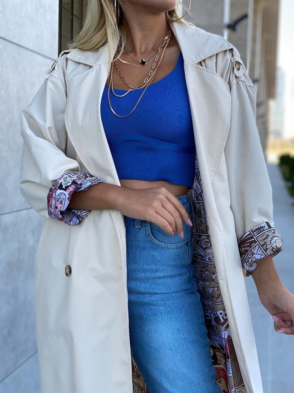Tasarım Trench Coat