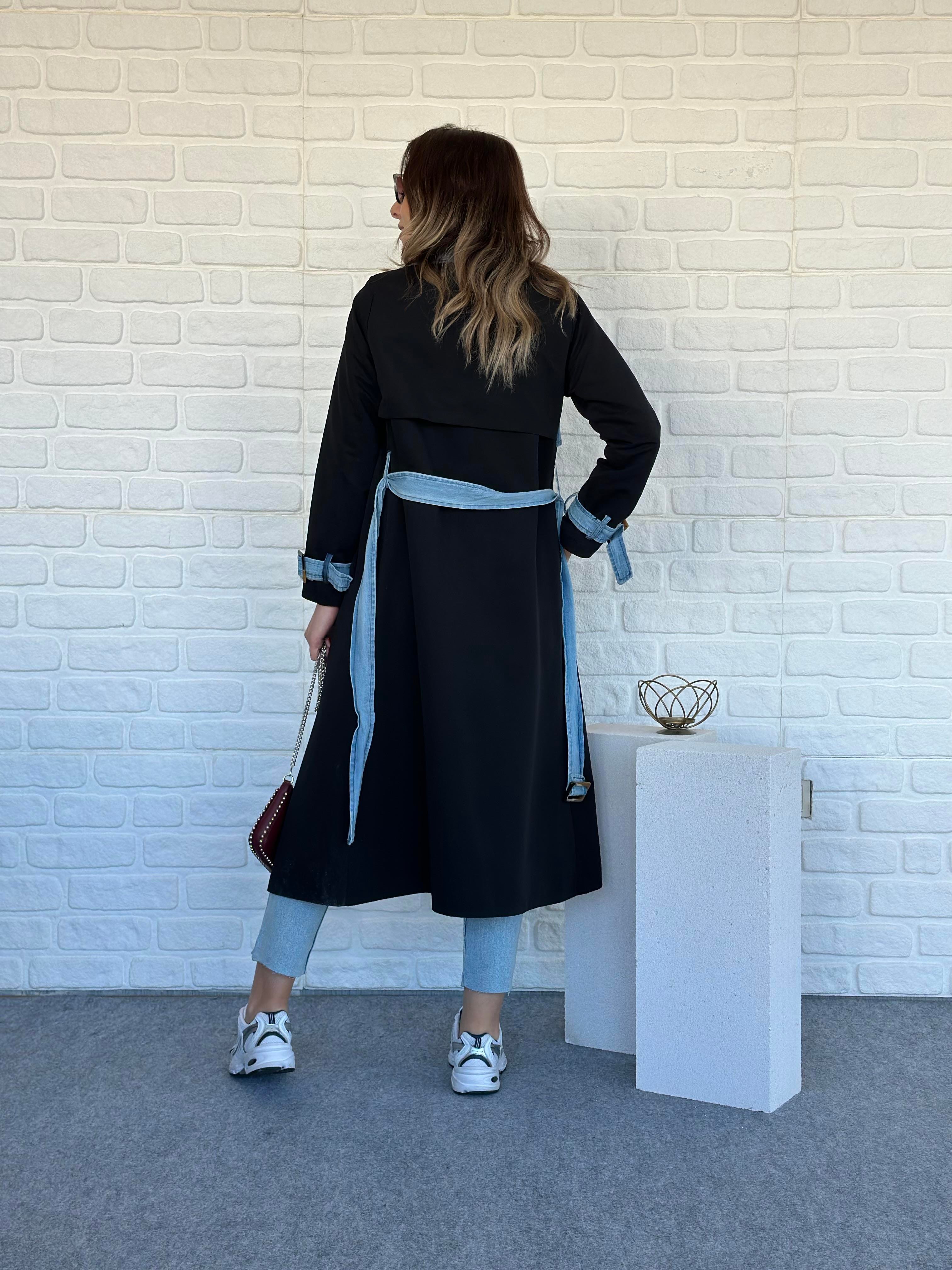 Trench Coat Siyah