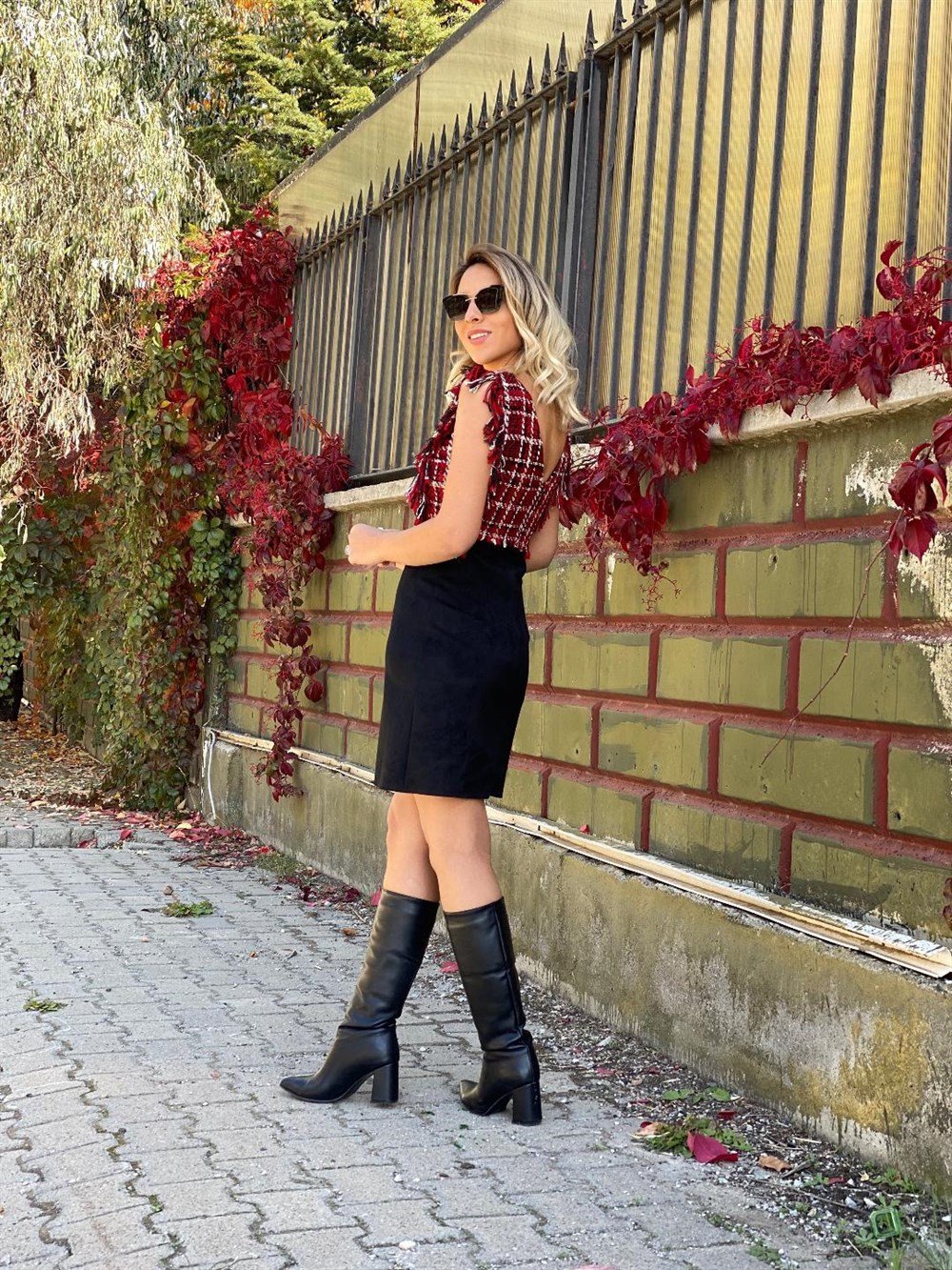 Tüvit Elbise Suede