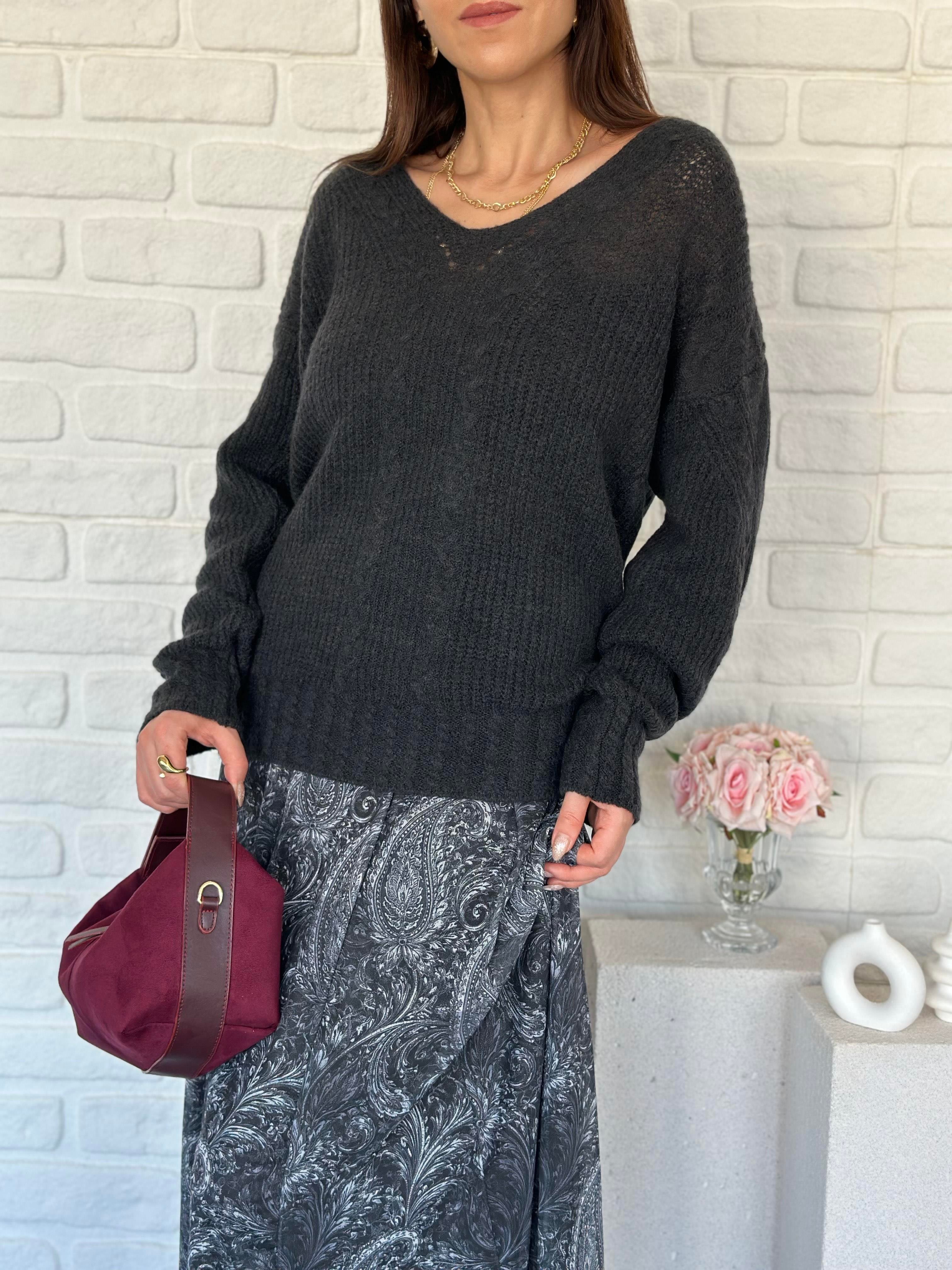 V Yaka Triko Antrasit