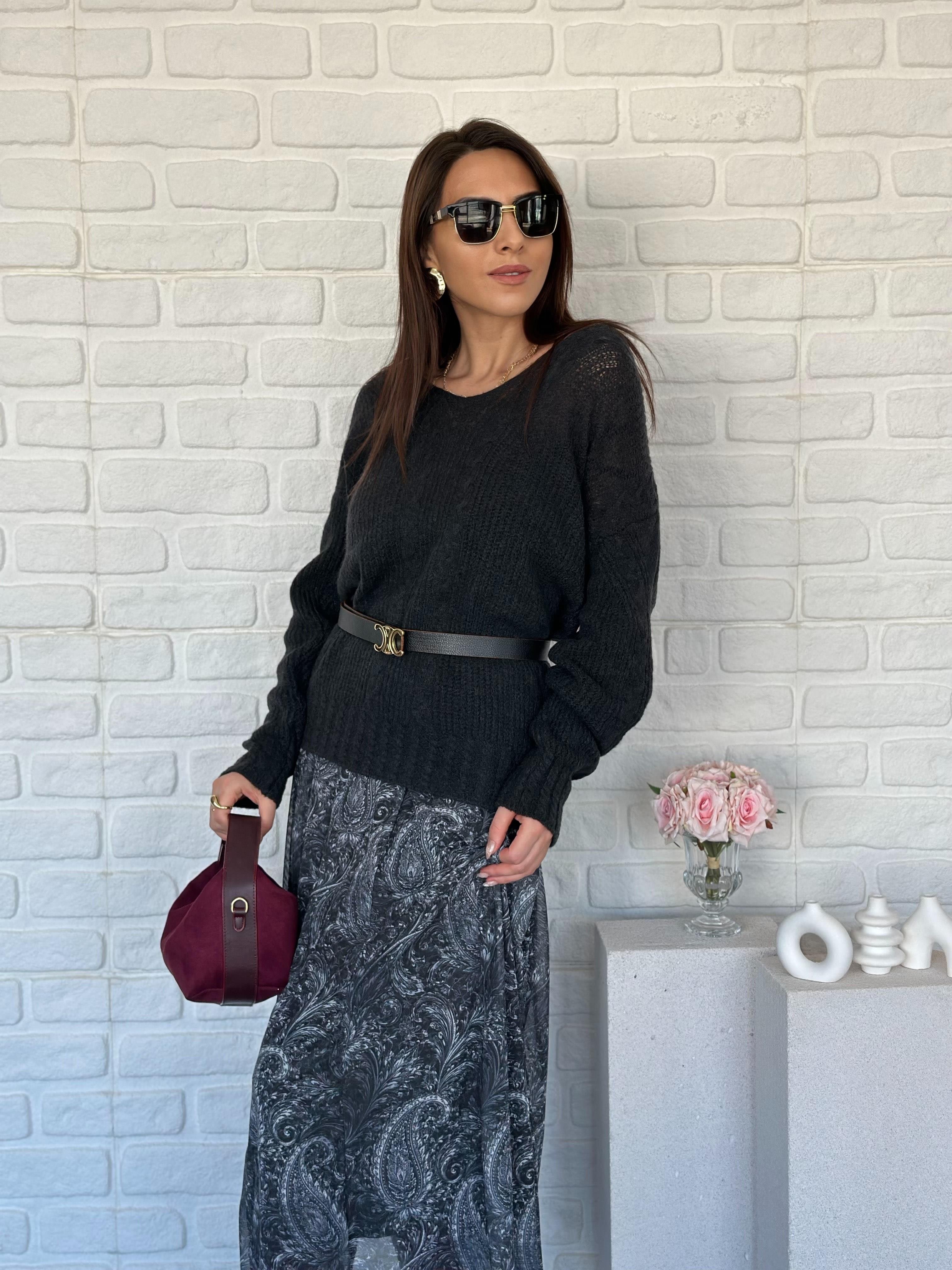 V Yaka Triko Antrasit