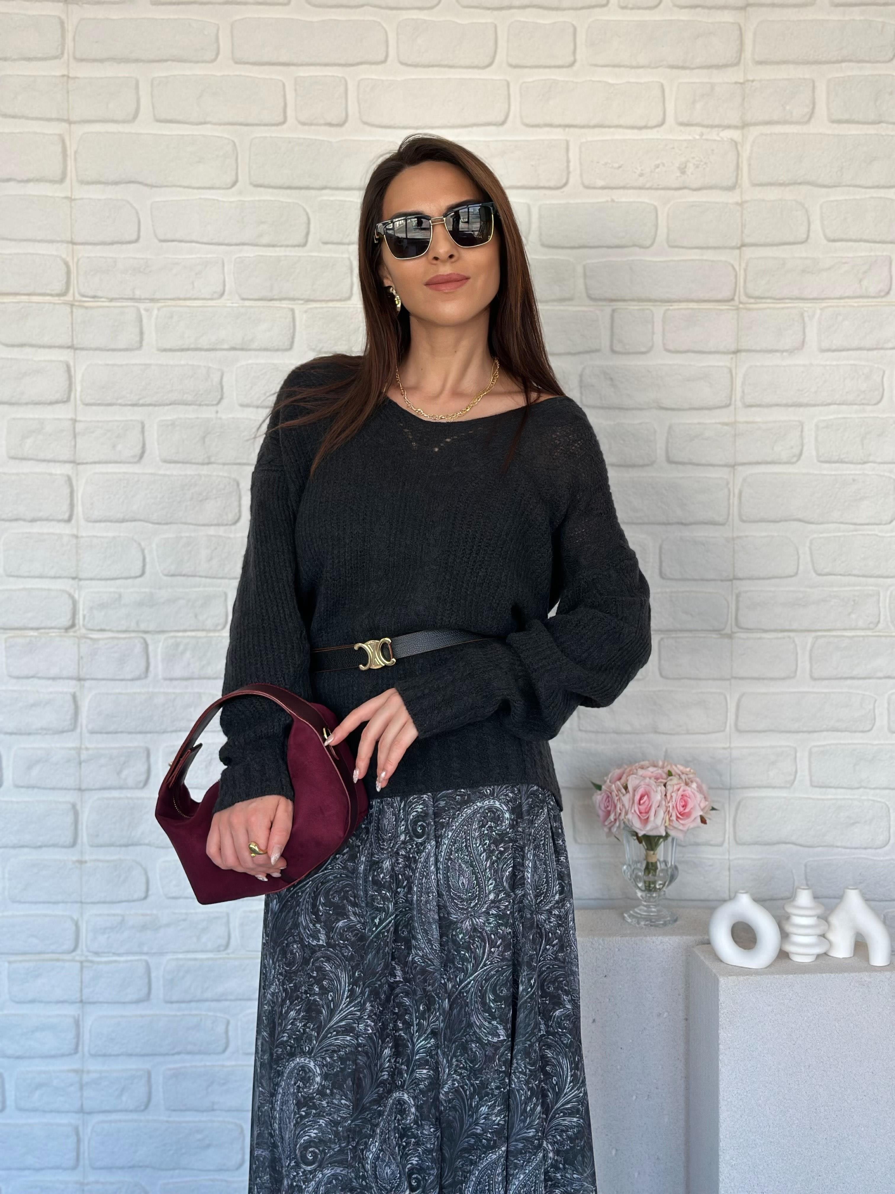 V Yaka Triko Antrasit