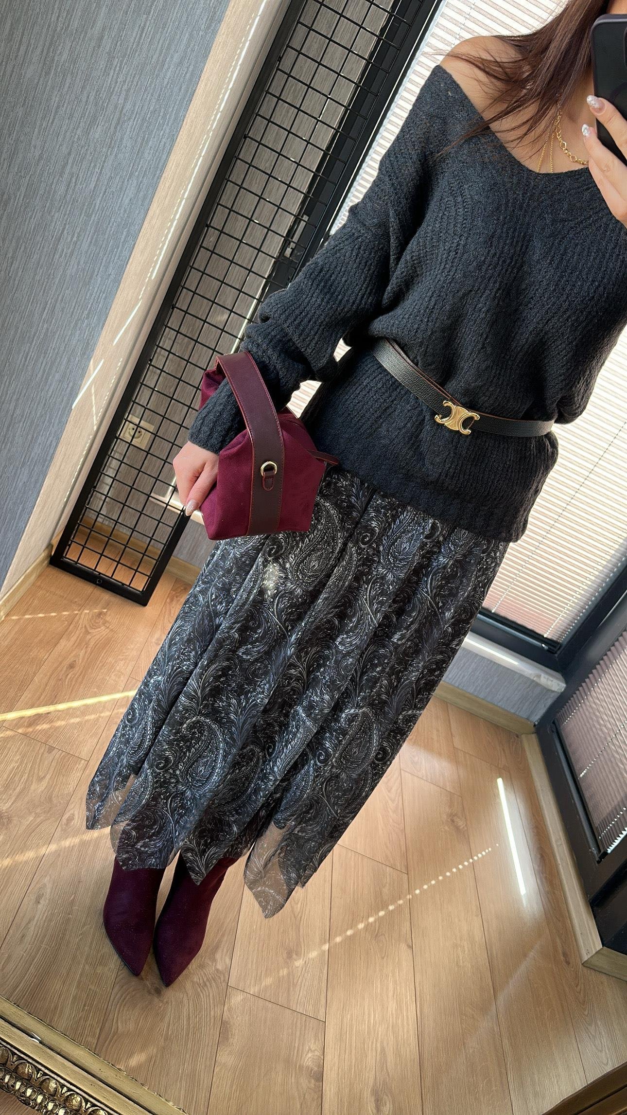 V Yaka Triko Antrasit