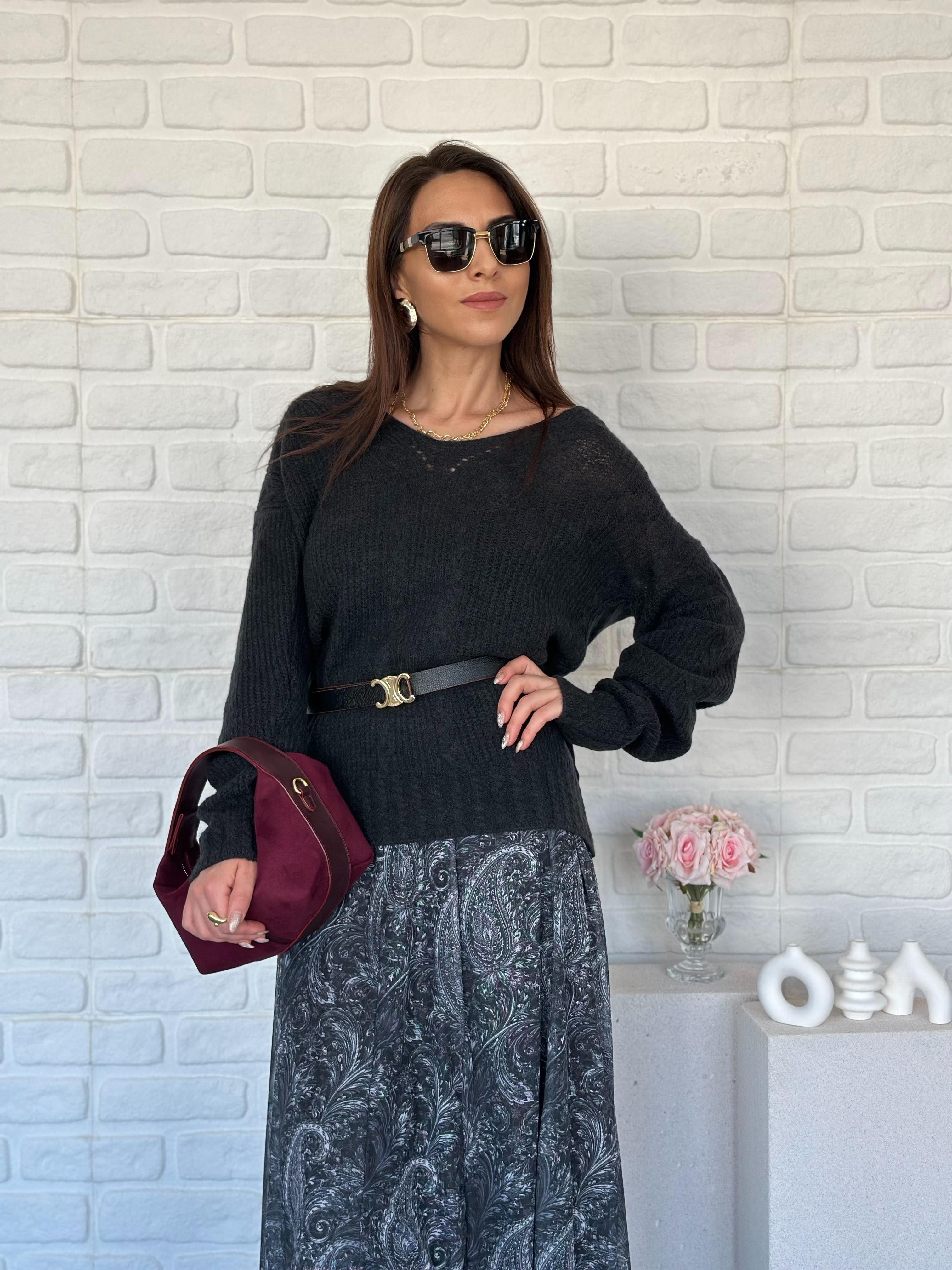 V Yaka Triko Antrasit