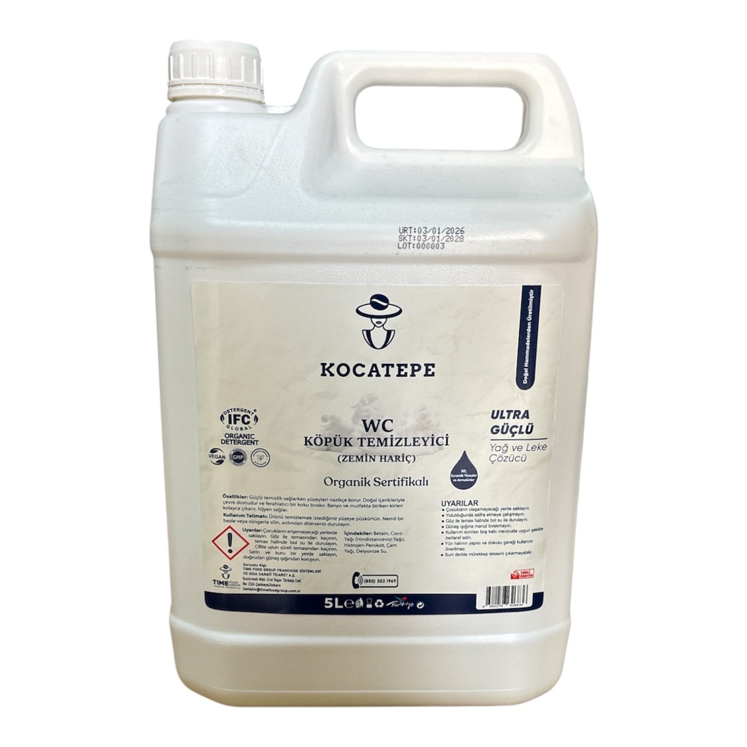 KOCATEPE WC KÖPÜK TEMİZLEYİCİ 5000 ML