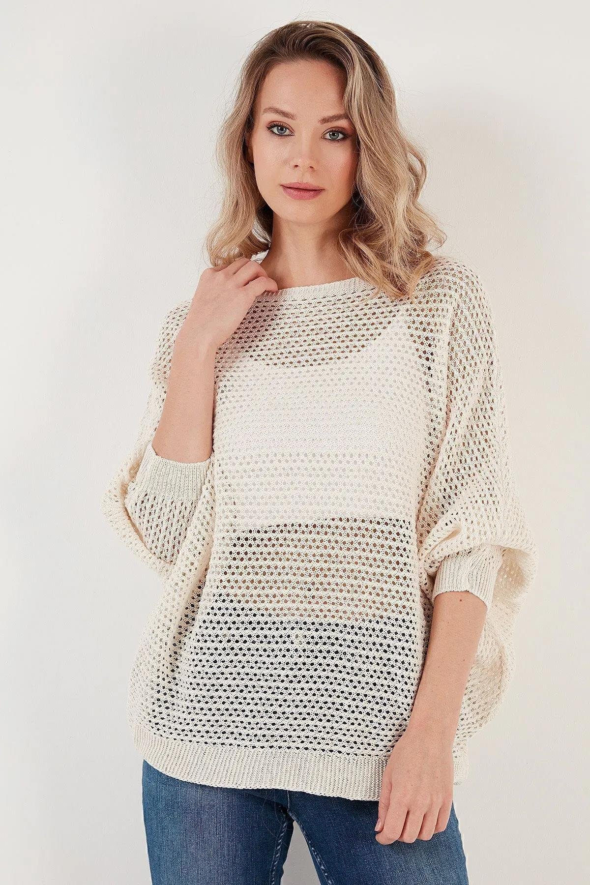 Ajurlu Kazak Ekru | Fashion Friends