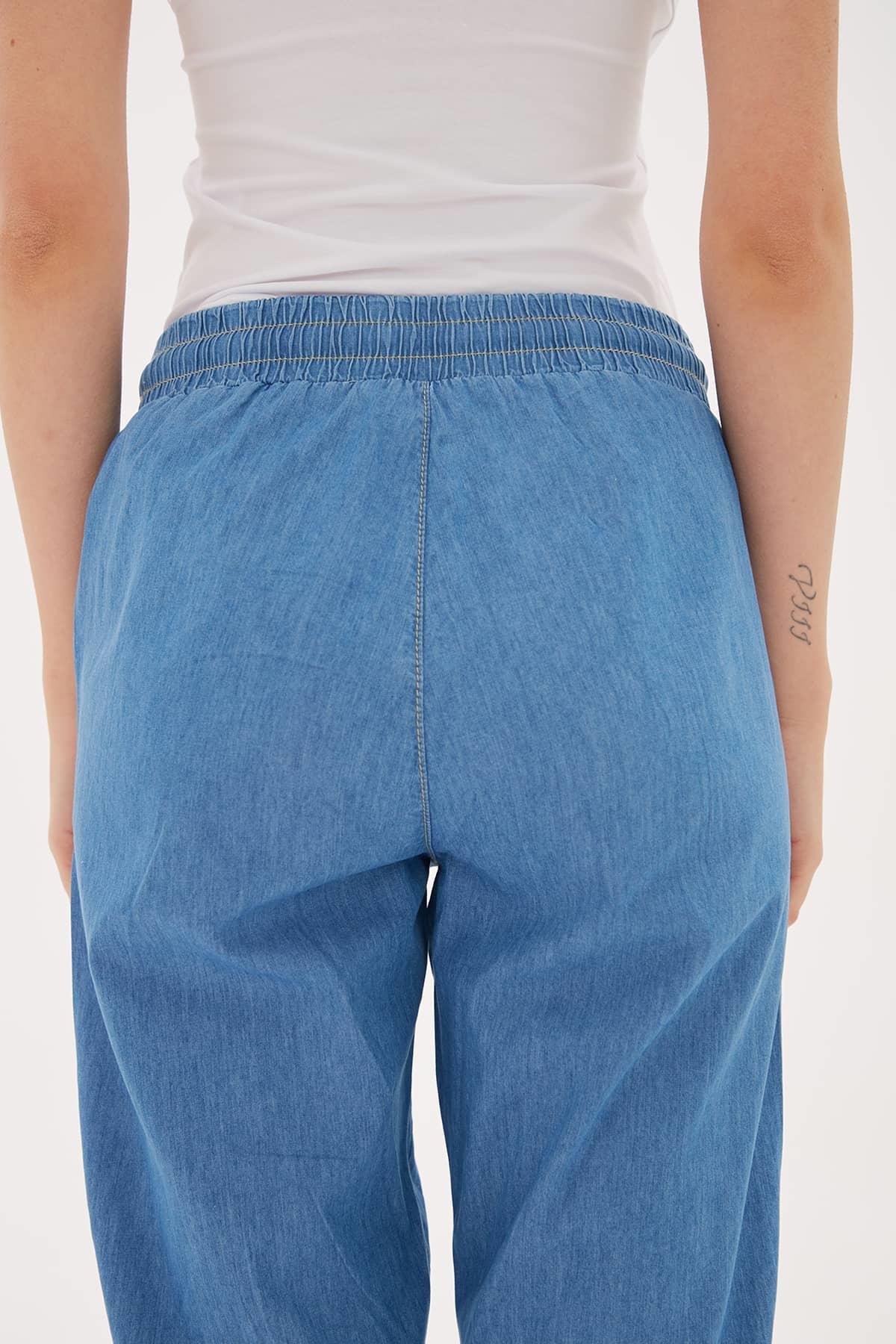Beli Lastikli Denim Pantolon A.Mavi | Fashion Friends