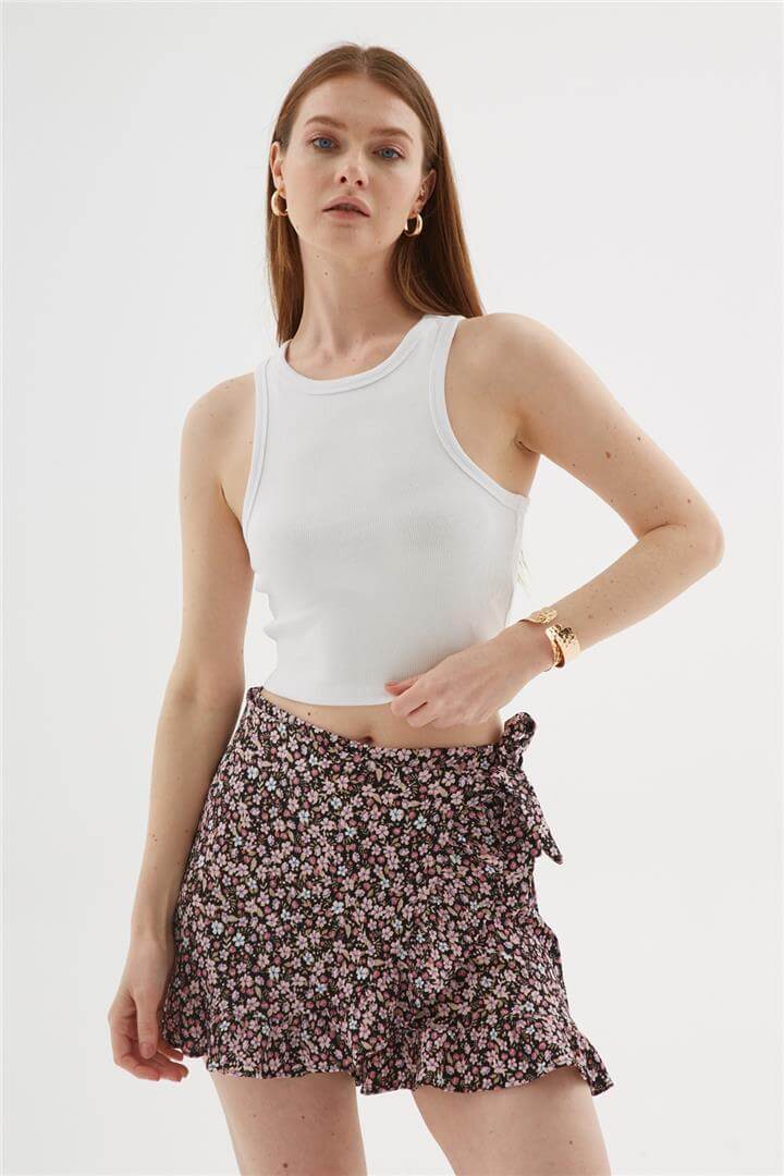 Crop Atlet Beyaz | Fashion Friends