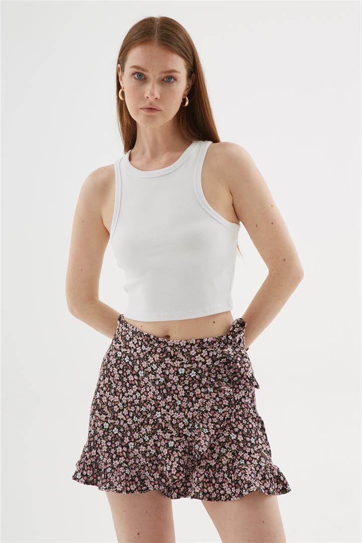 Crop Atlet Beyaz | Fashion Friends