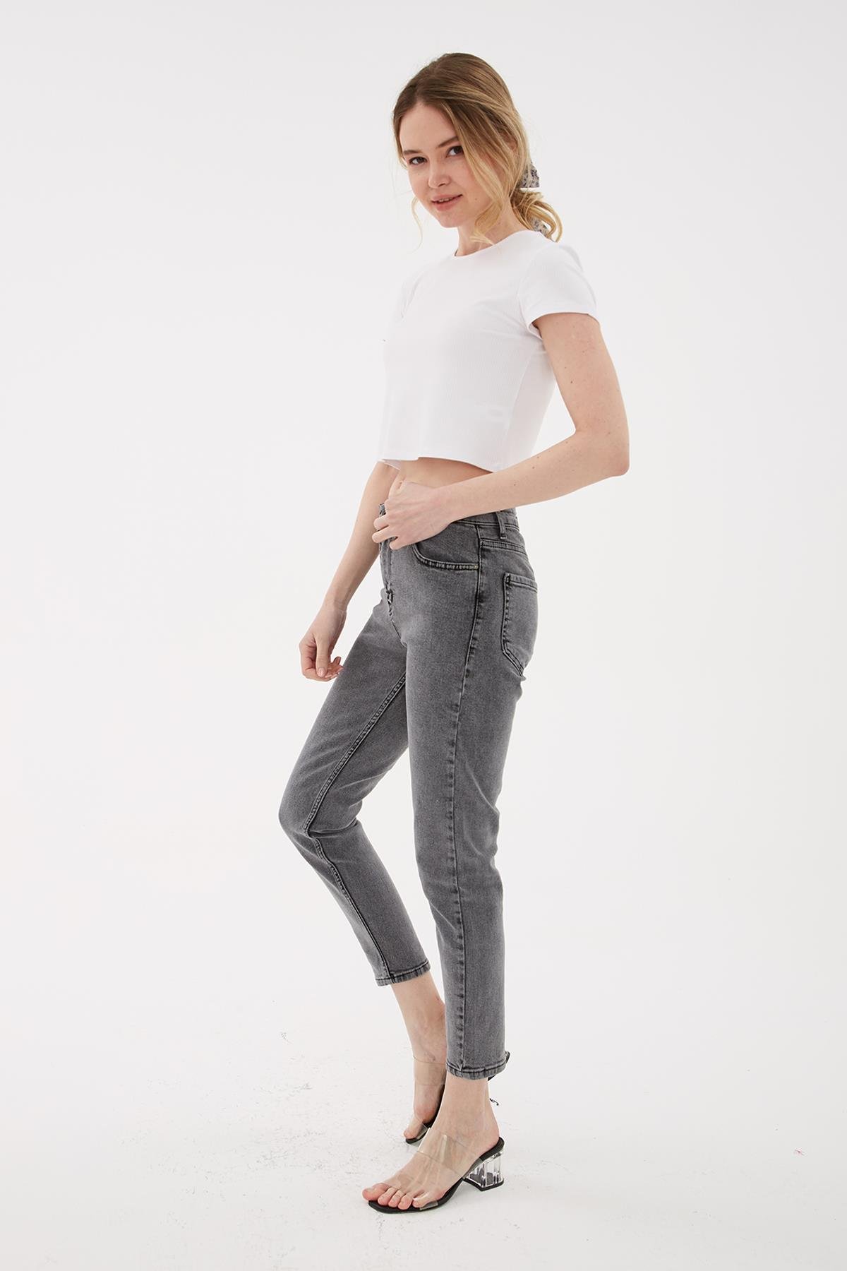 Denim Pantolon Gri | Fashion Friends