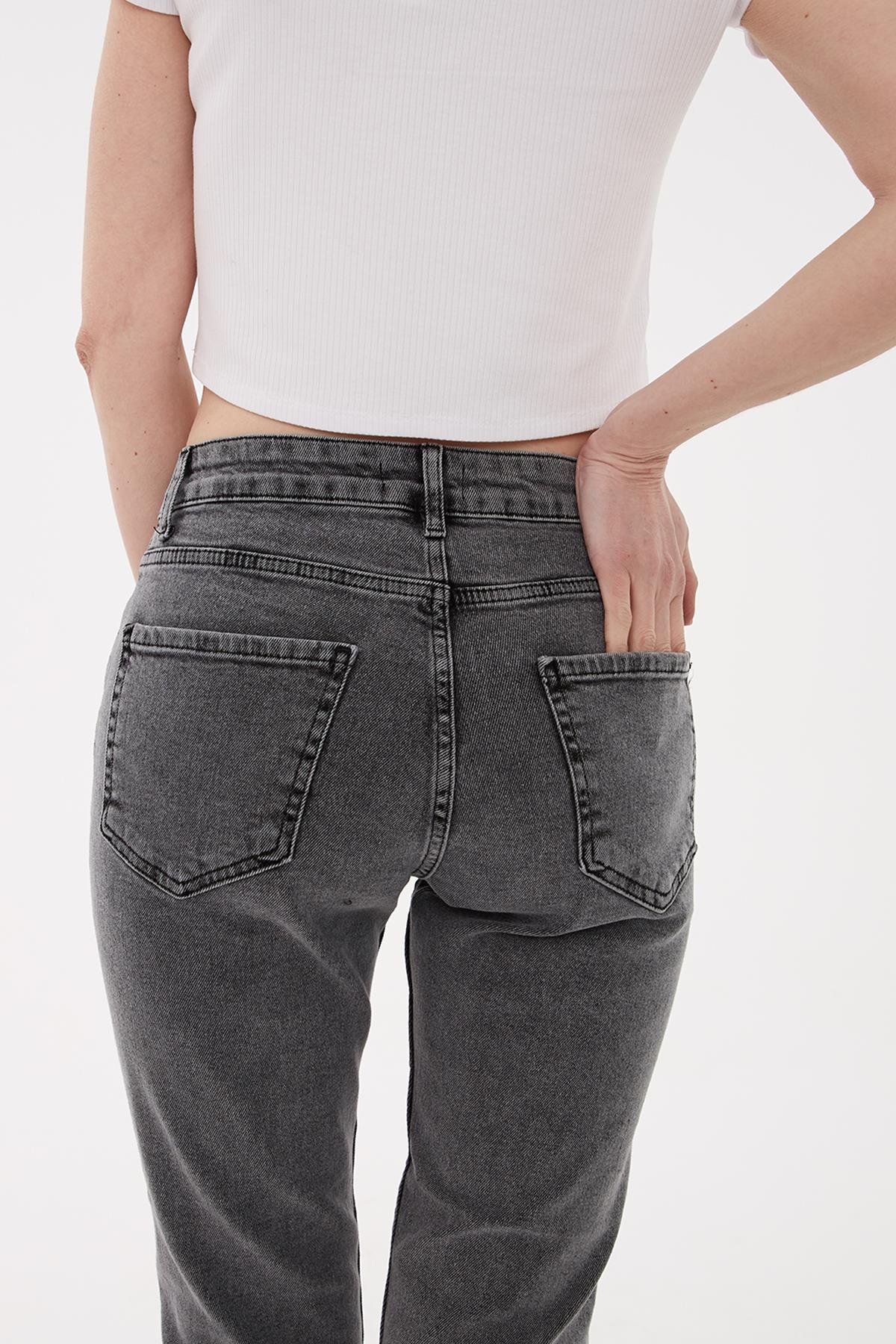 Denim Pantolon Gri | Fashion Friends