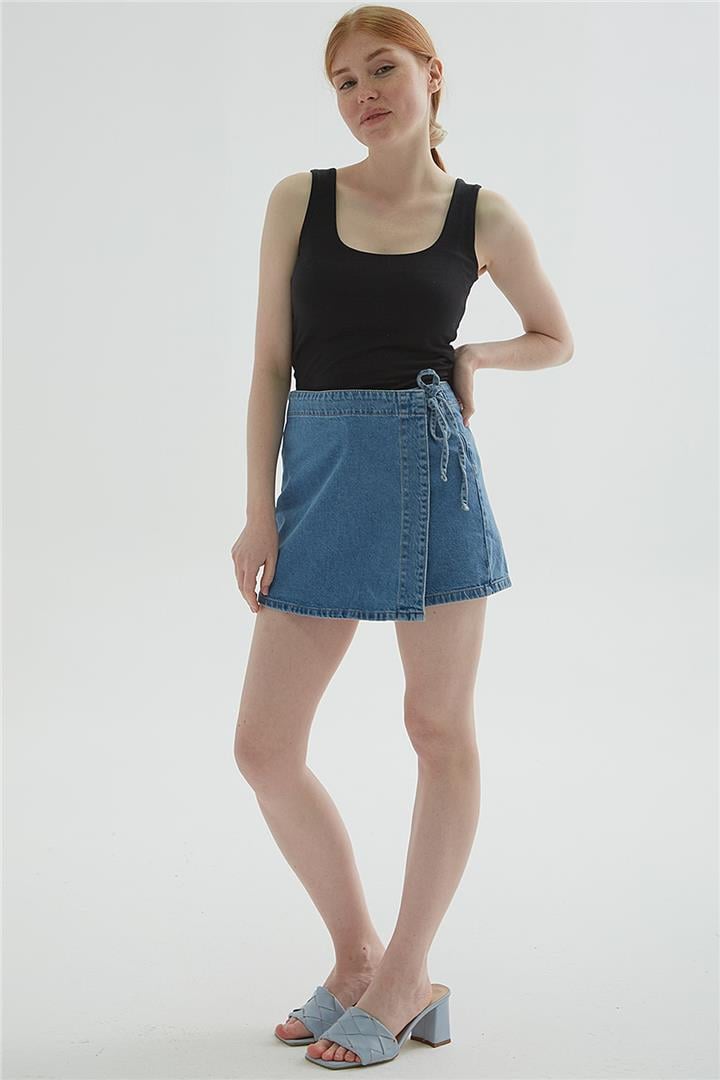 Denim Şort Etek A.Mavi | Fashion Friends