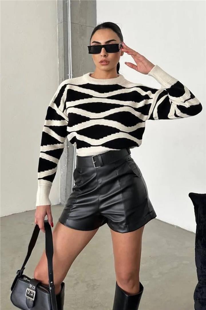 Desenli Kazak Taş | Fashion Friends