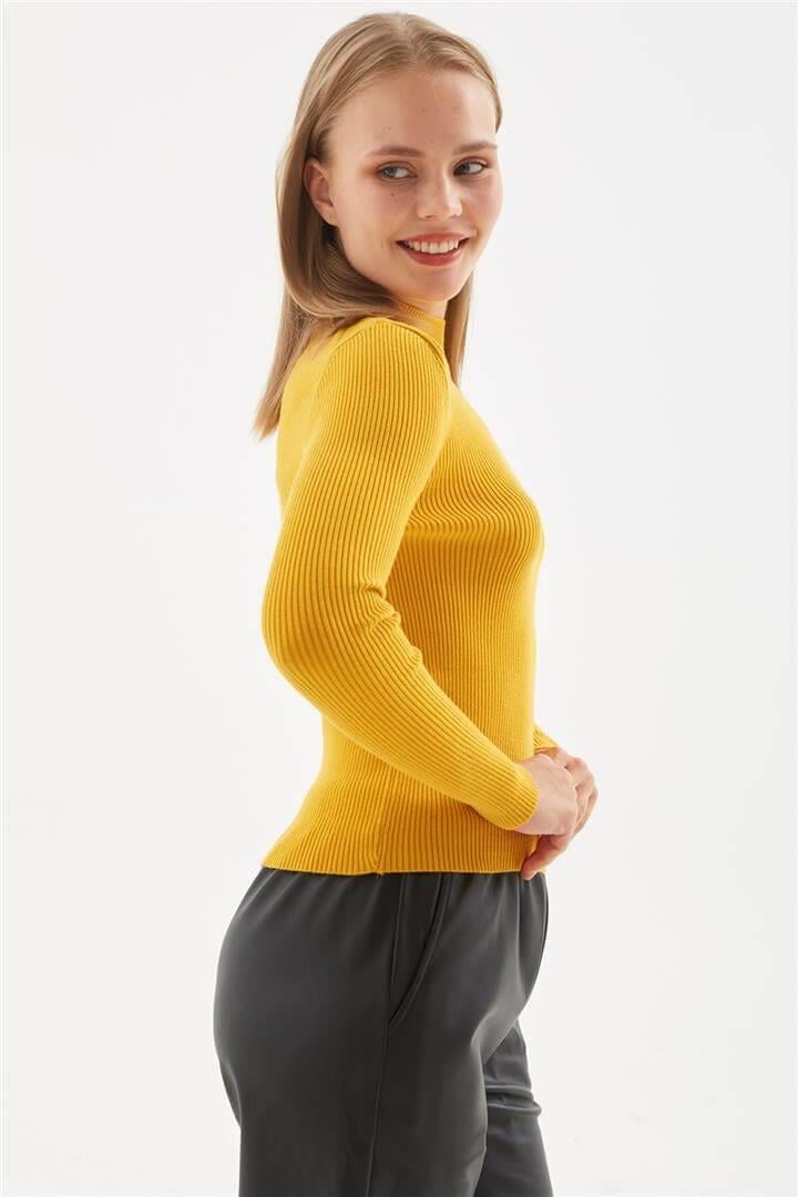 Dik Yaka Kazak Hardal | Fashion Friends