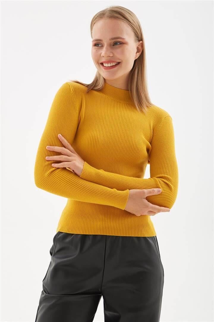 Dik Yaka Kazak Hardal | Fashion Friends